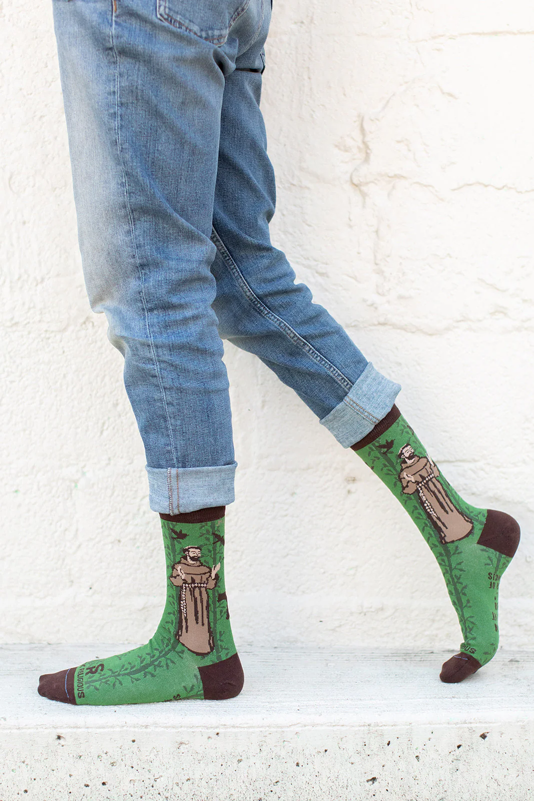 St. Francis of Assisi Adult Socks - Image 4