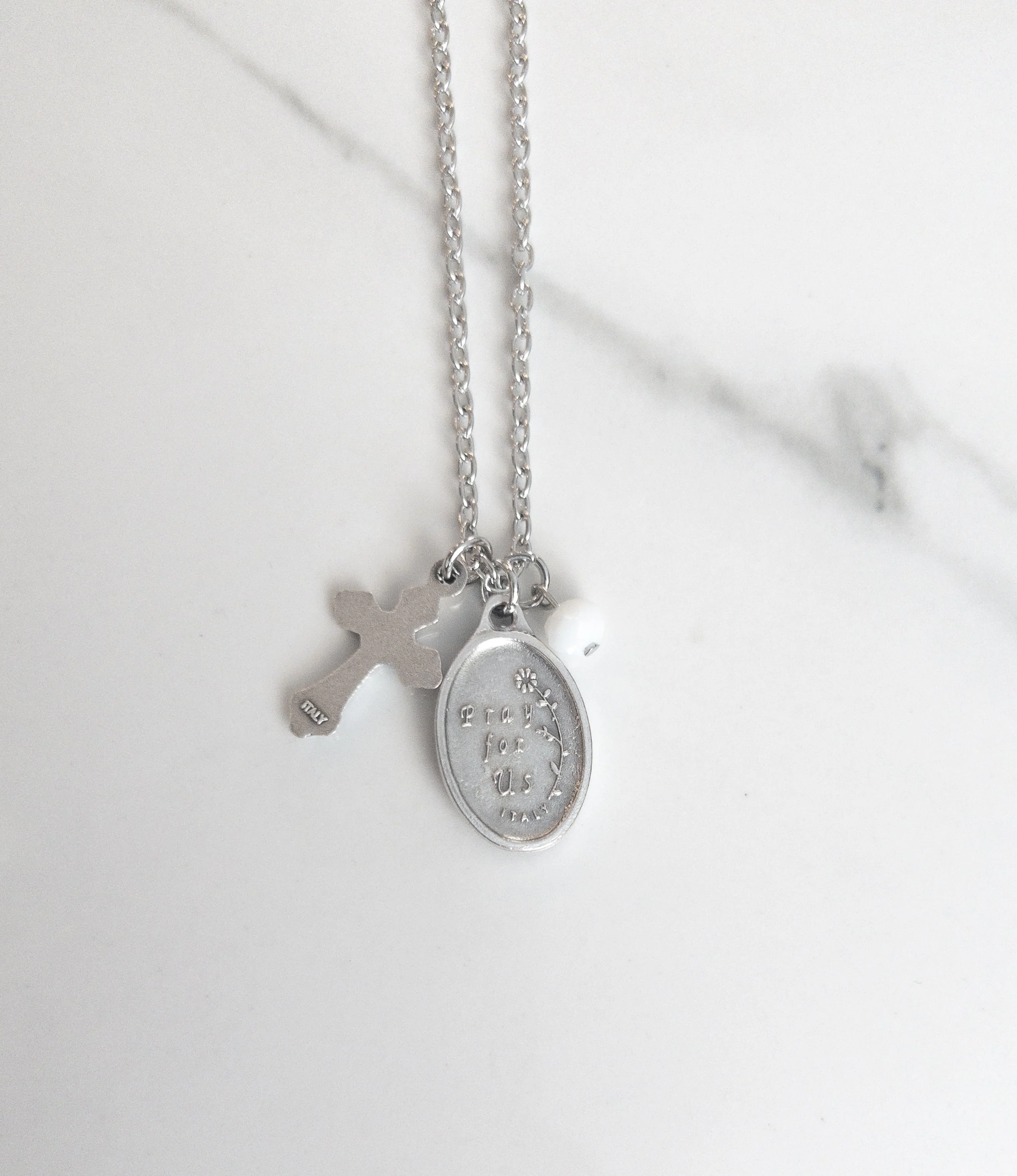 St Gemma Galgani Crucifix Necklace - Image 3