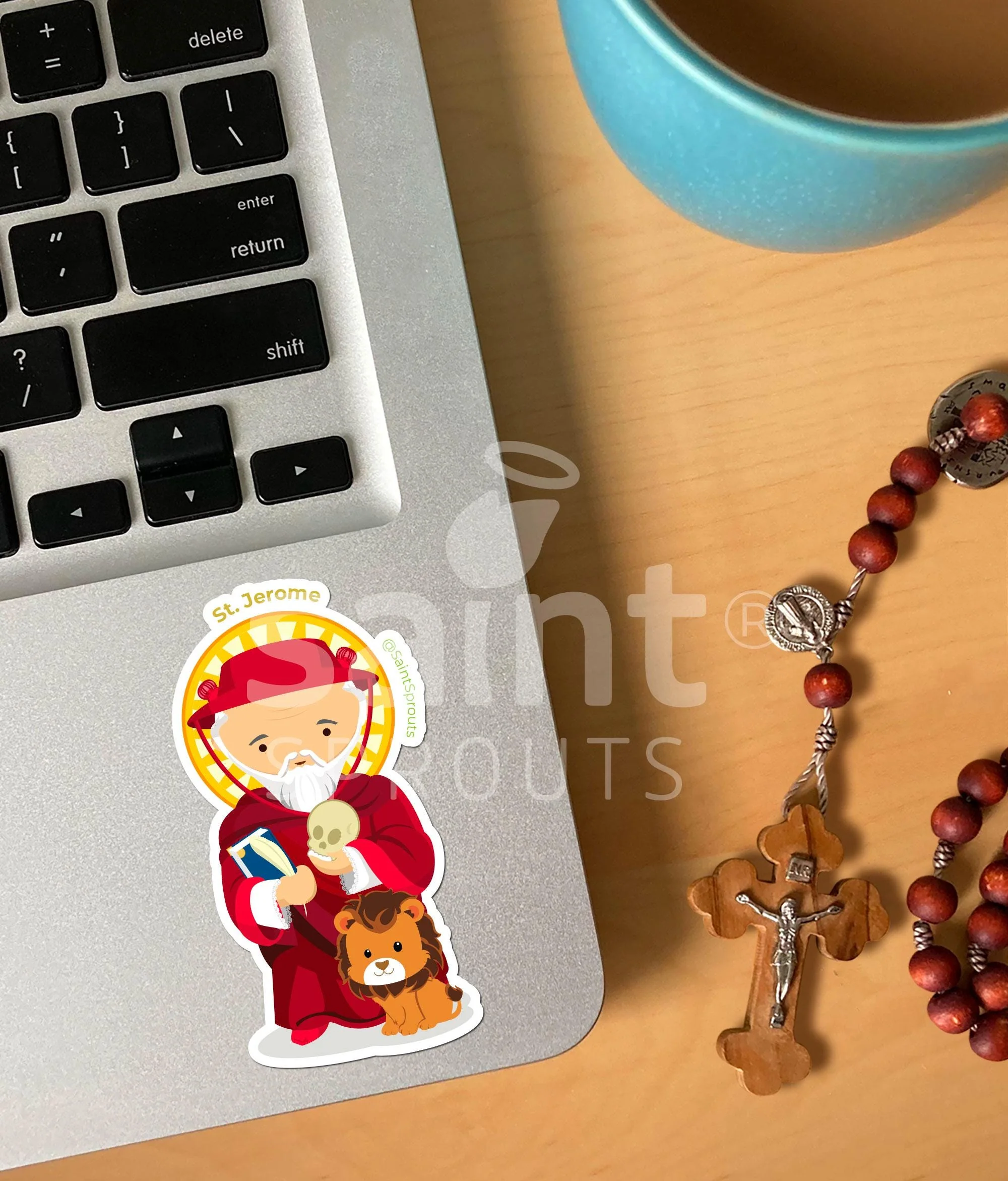 St. Jerome Sticker - Image 2