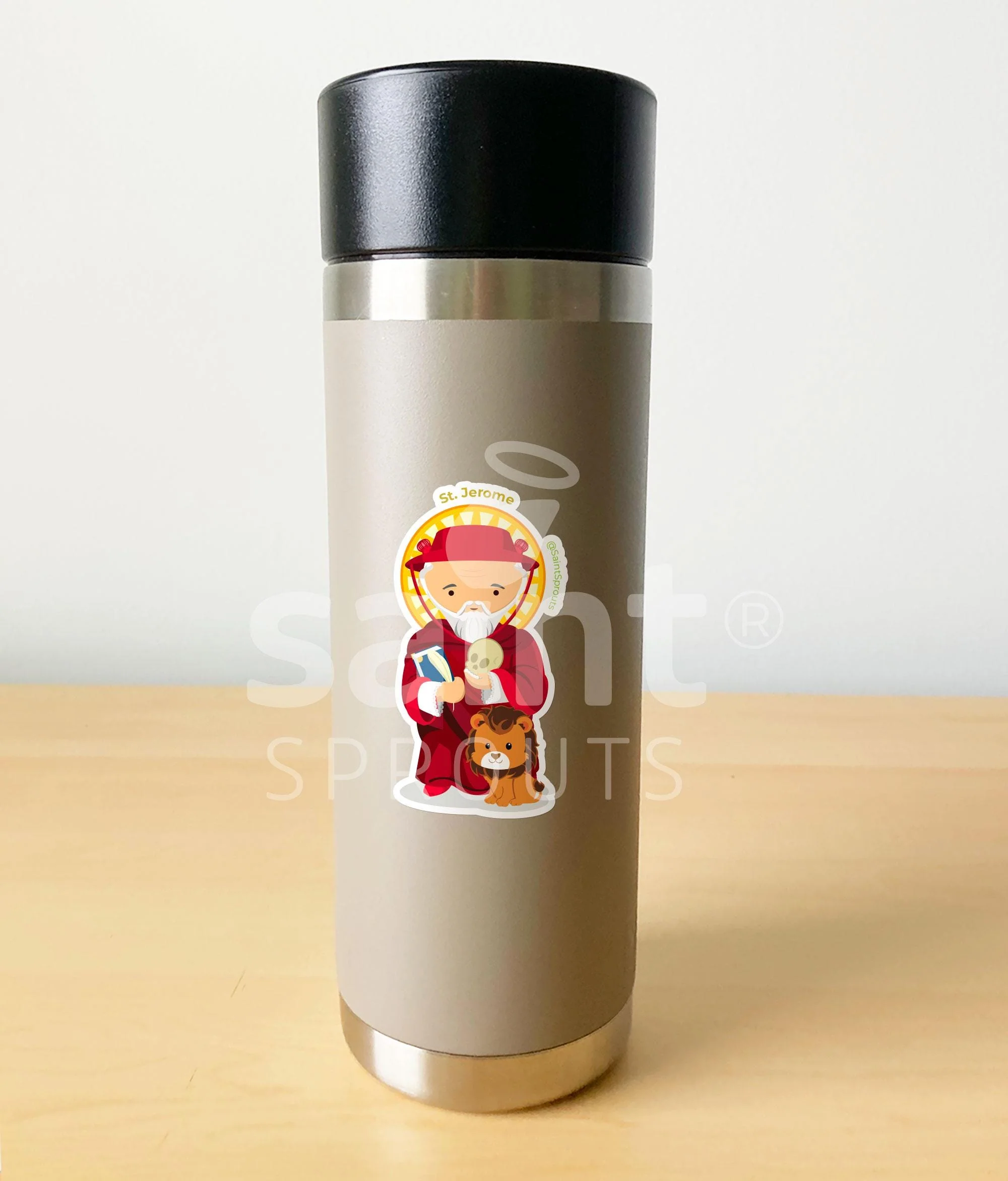 St. Jerome Sticker - Image 3
