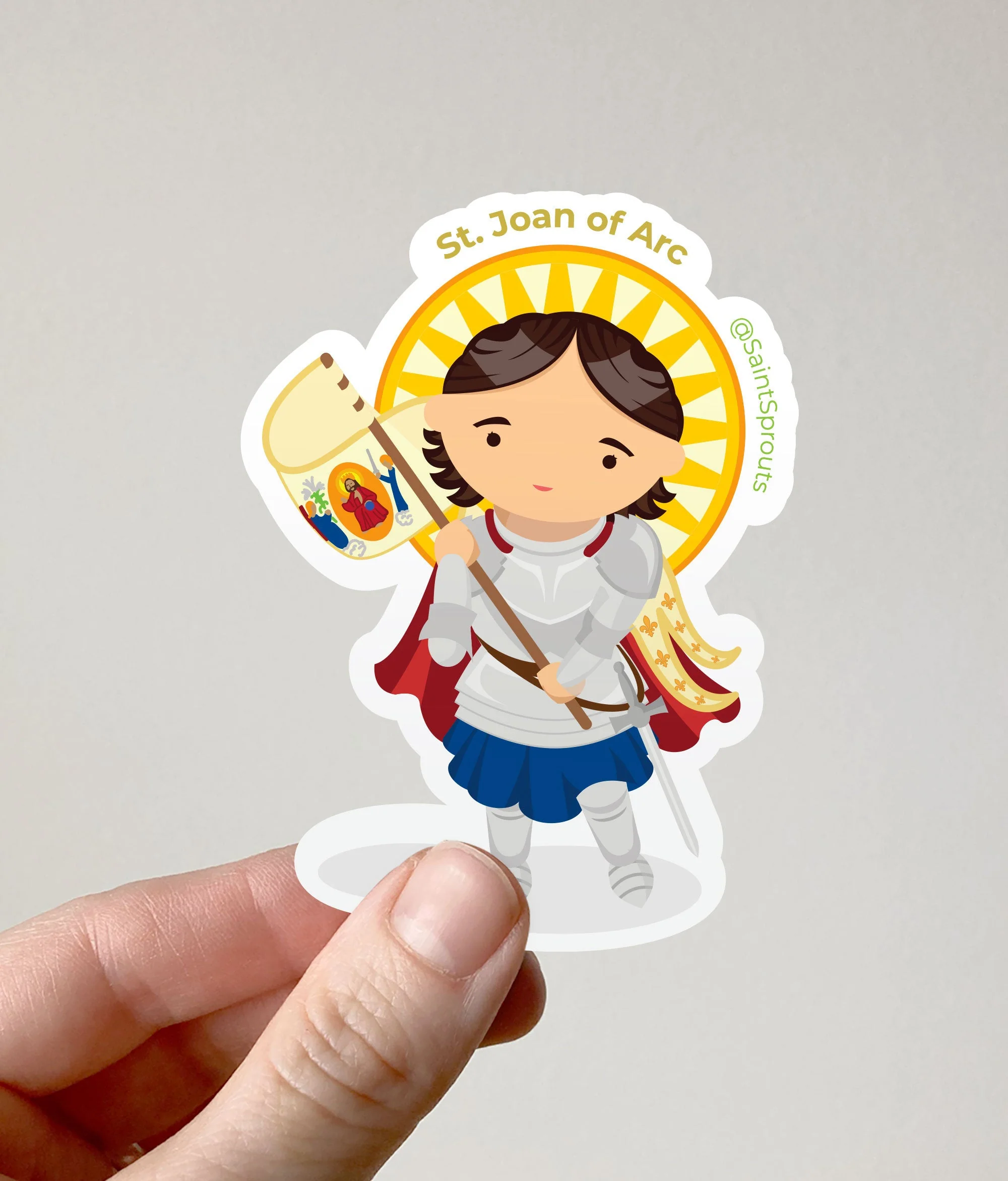 St. Joan of Arc Magnet - Image 2