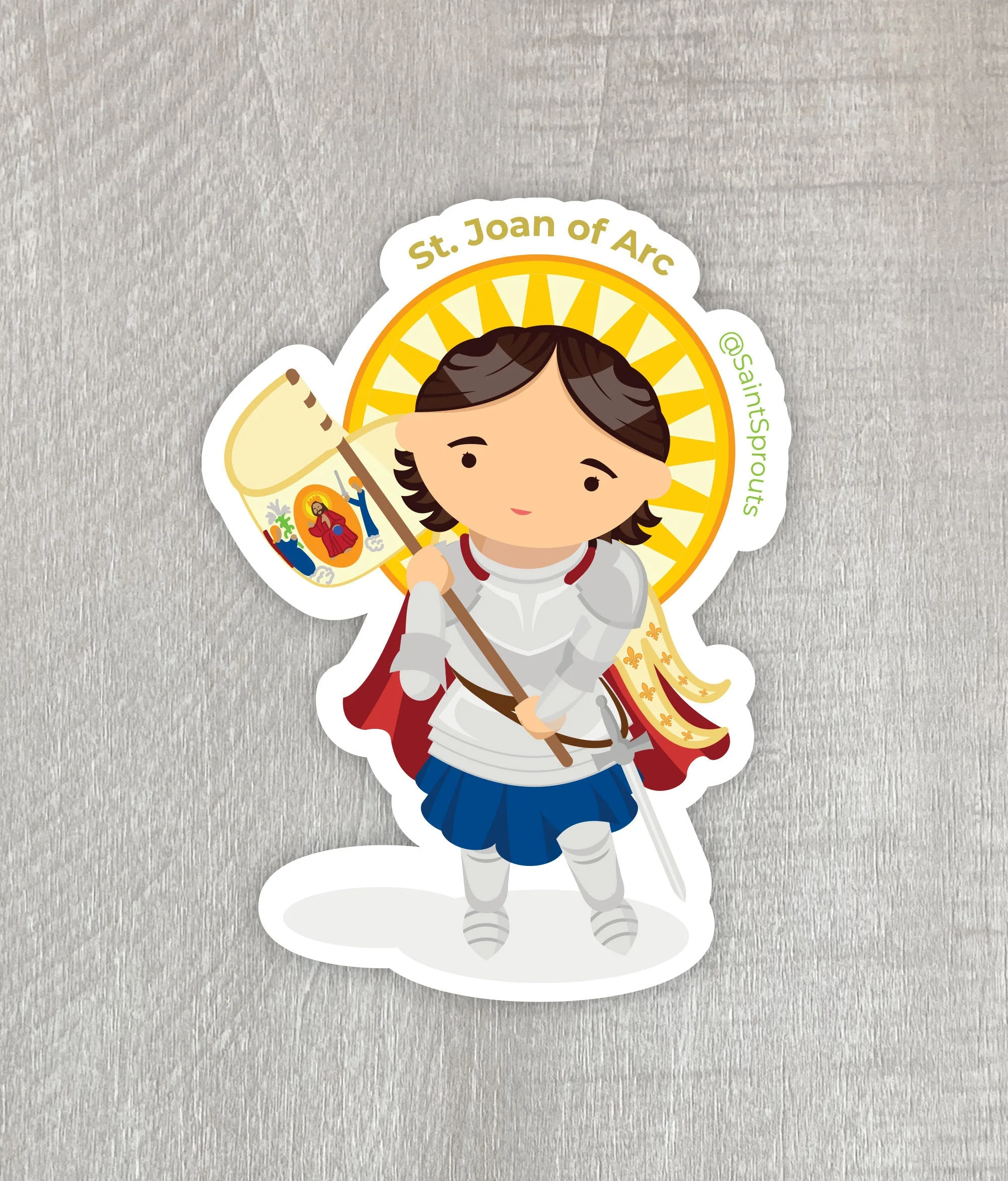 St. Joan of Arc Magnet - Image 3
