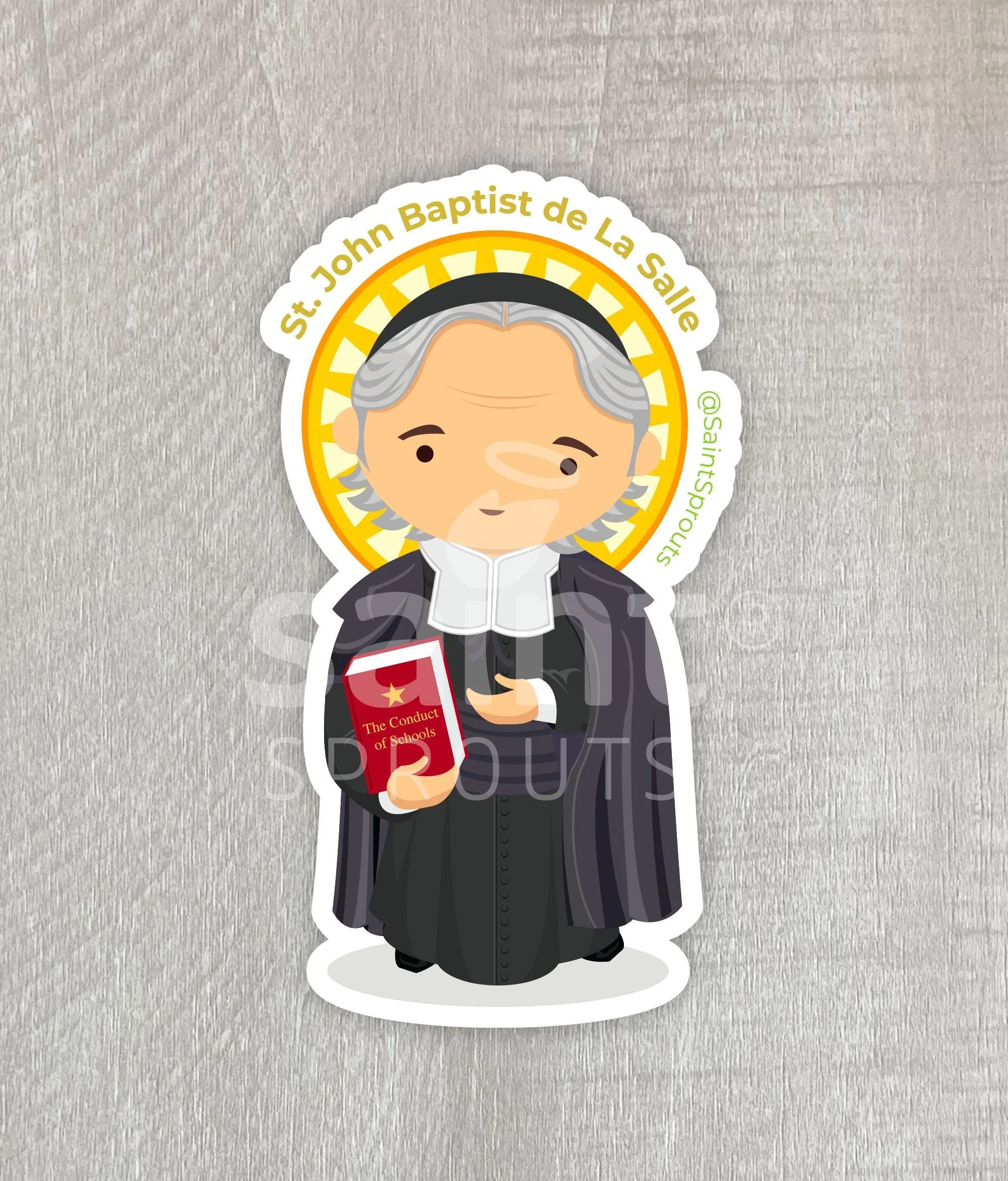St. John Baptist de LaSalle Magnet - Image 3