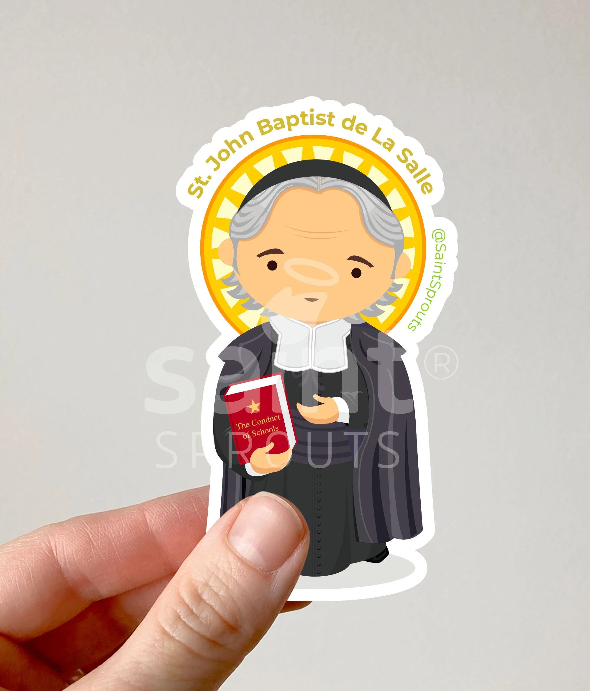 St. John Baptist de LaSalle Sticker
