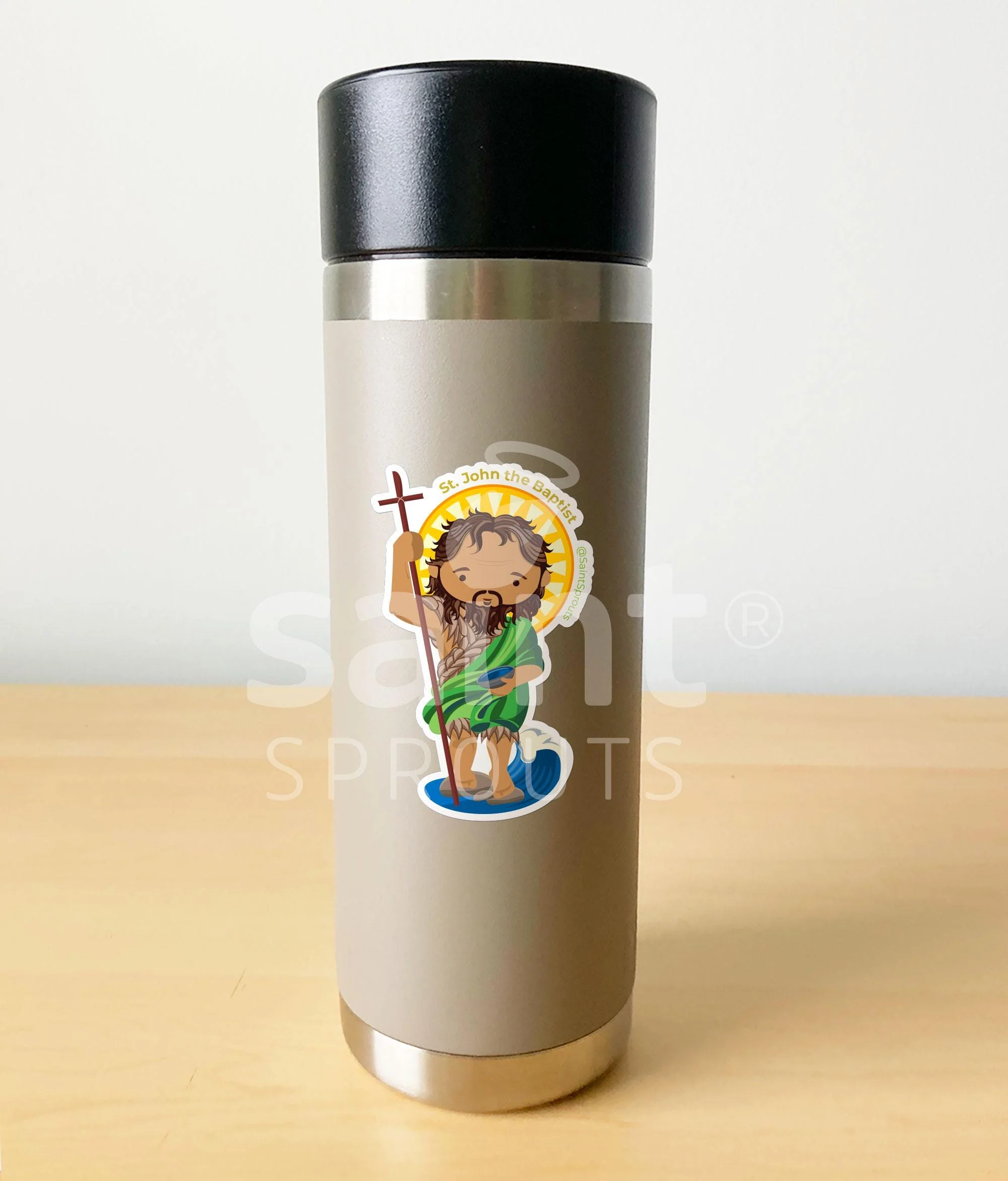 St. John Baptist Sticker - Image 3