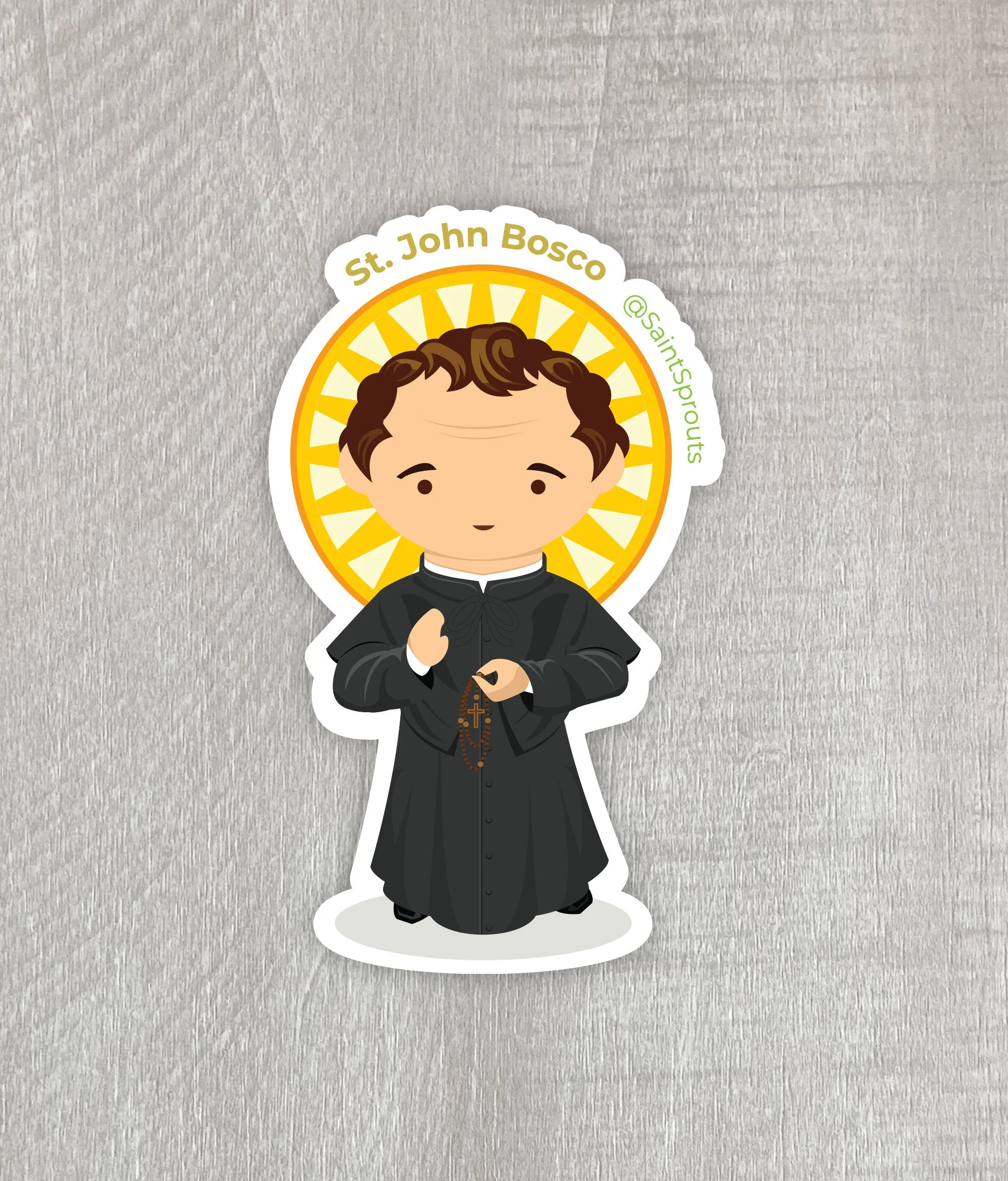St. John Bosco Sticker - Image 4