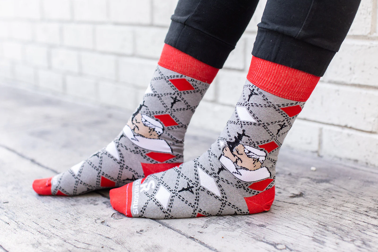 St. John Paul II Adult Socks - Image 7