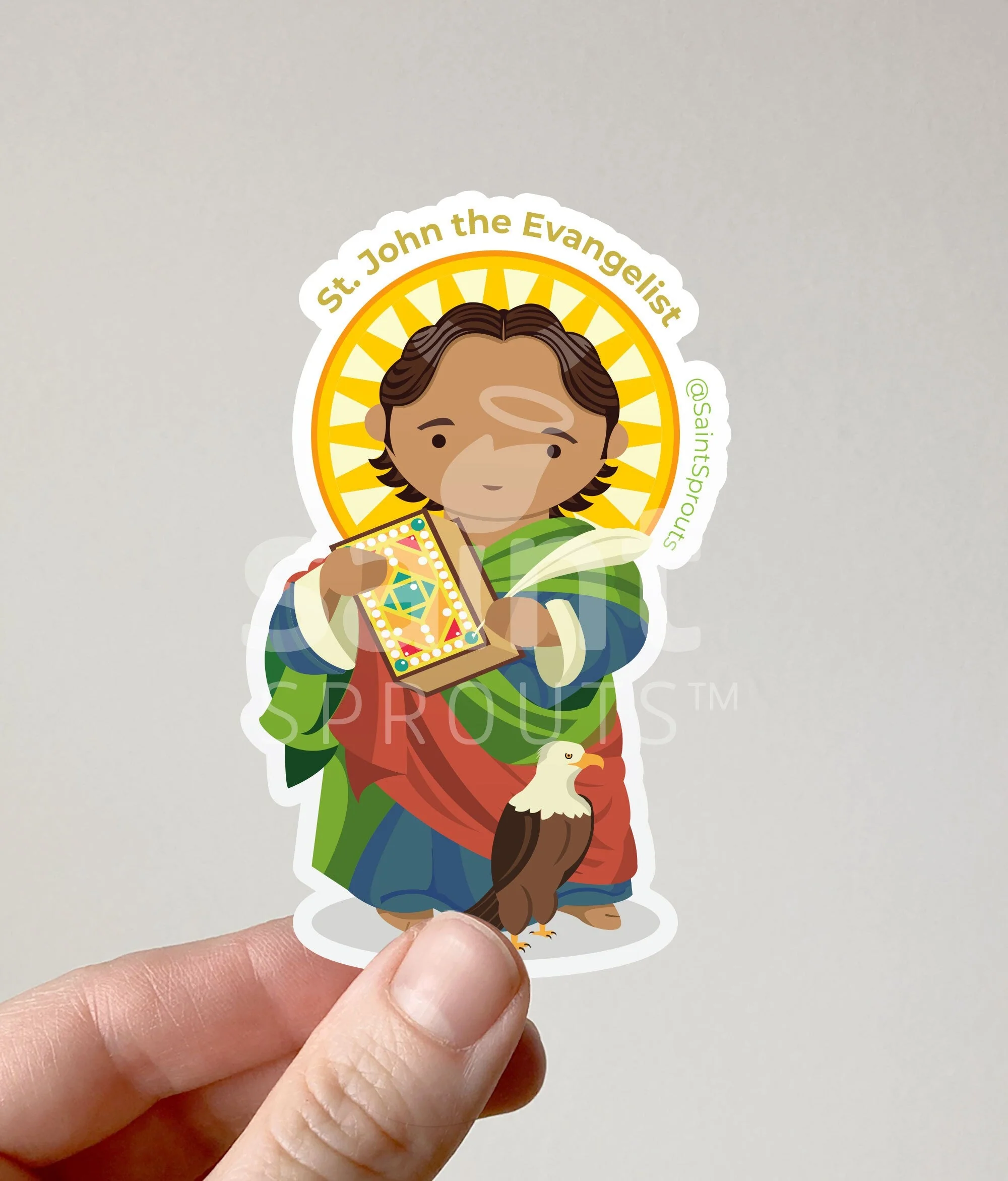 St. John the Evangelist Magnet - Image 2