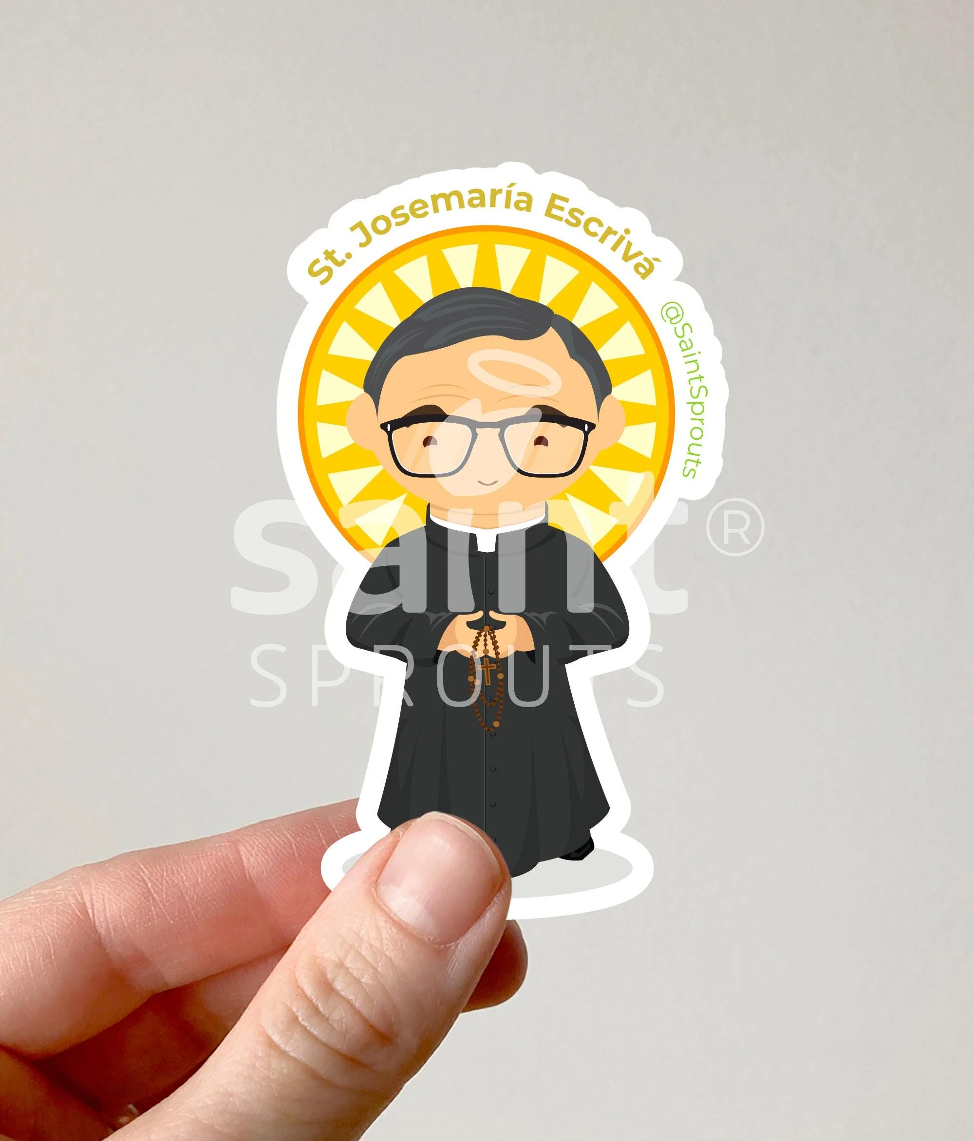 St. Josemaría Escrivá Catholic Magnet –  Opus Dei Magnet - Image 3