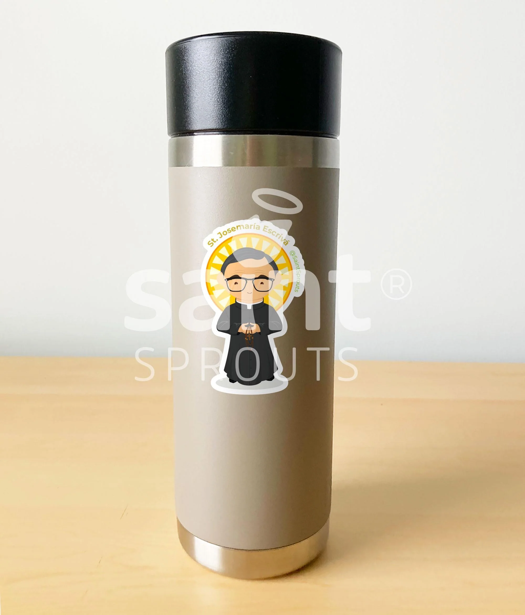 St. Josemaría Escrivá Catholic Sticker –  Opus Dei Sticker - Image 3