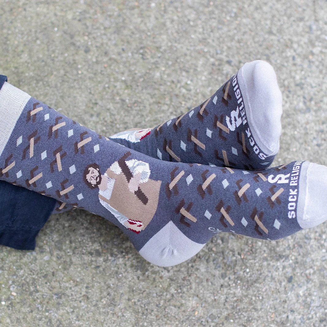 St. Joseph the Worker Adult Socks - Image 4