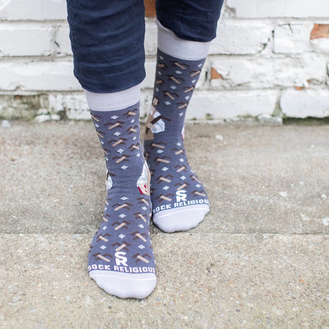 St. Joseph the Worker Adult Socks - Image 6