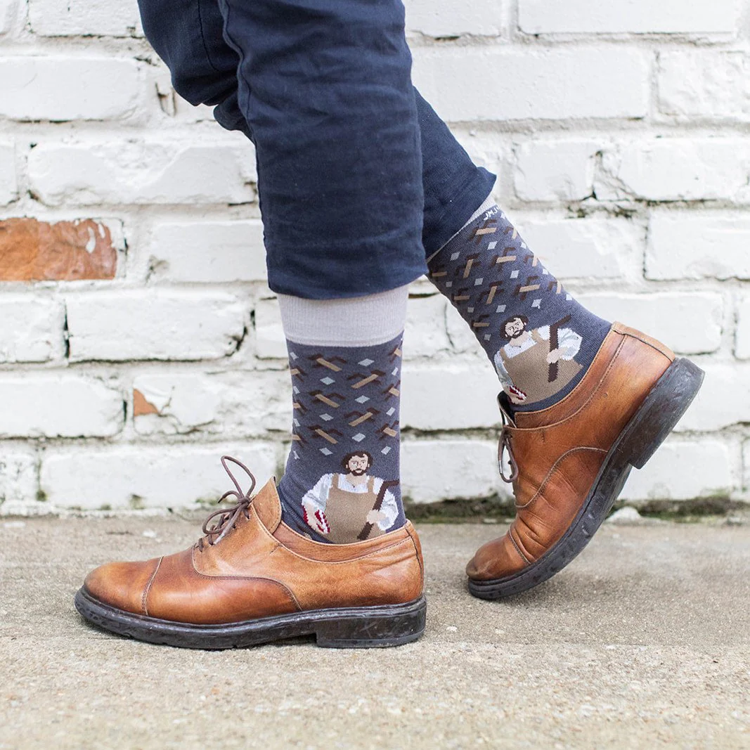 St. Joseph the Worker Adult Socks - Image 8