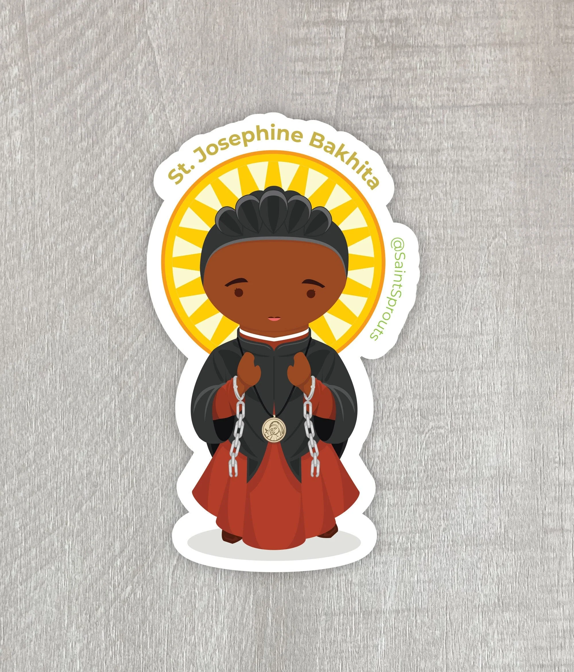 St. Josephine Bakhita Sticker / St. Bakhita Sticker - Image 4