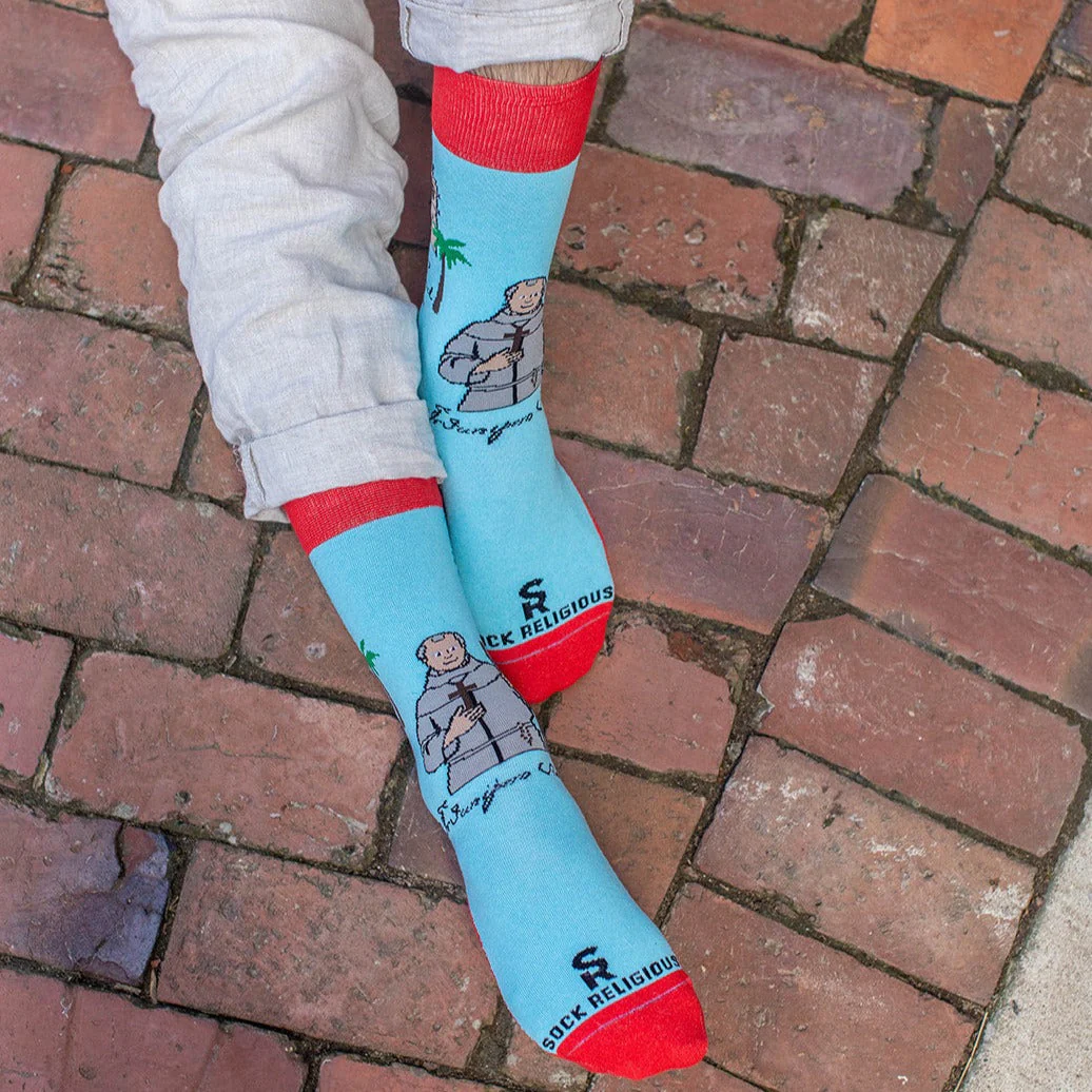 St. Junipero Serra Adult Socks - Image 2