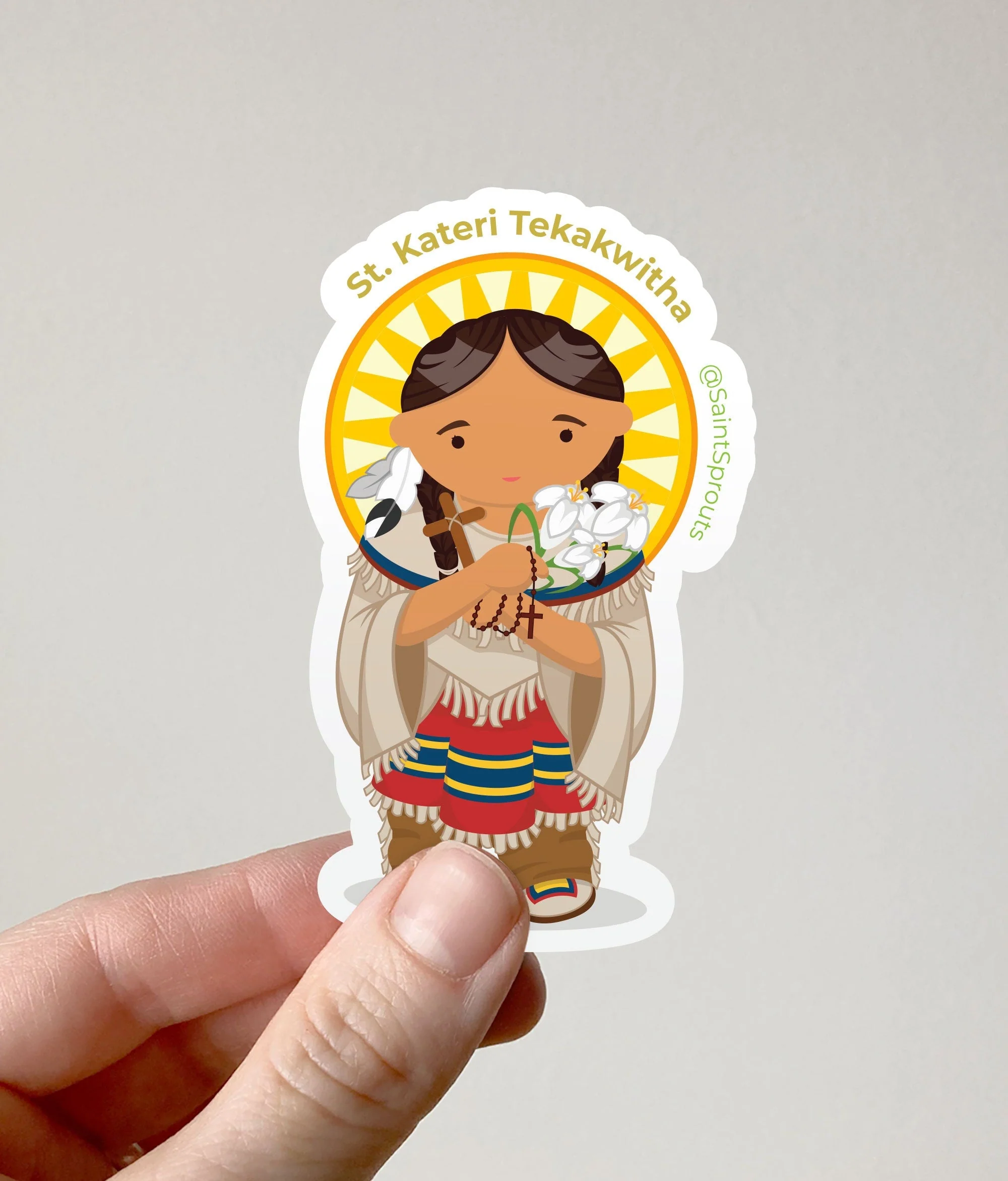 St. Kateri Tekakwitha Magnet - Image 2