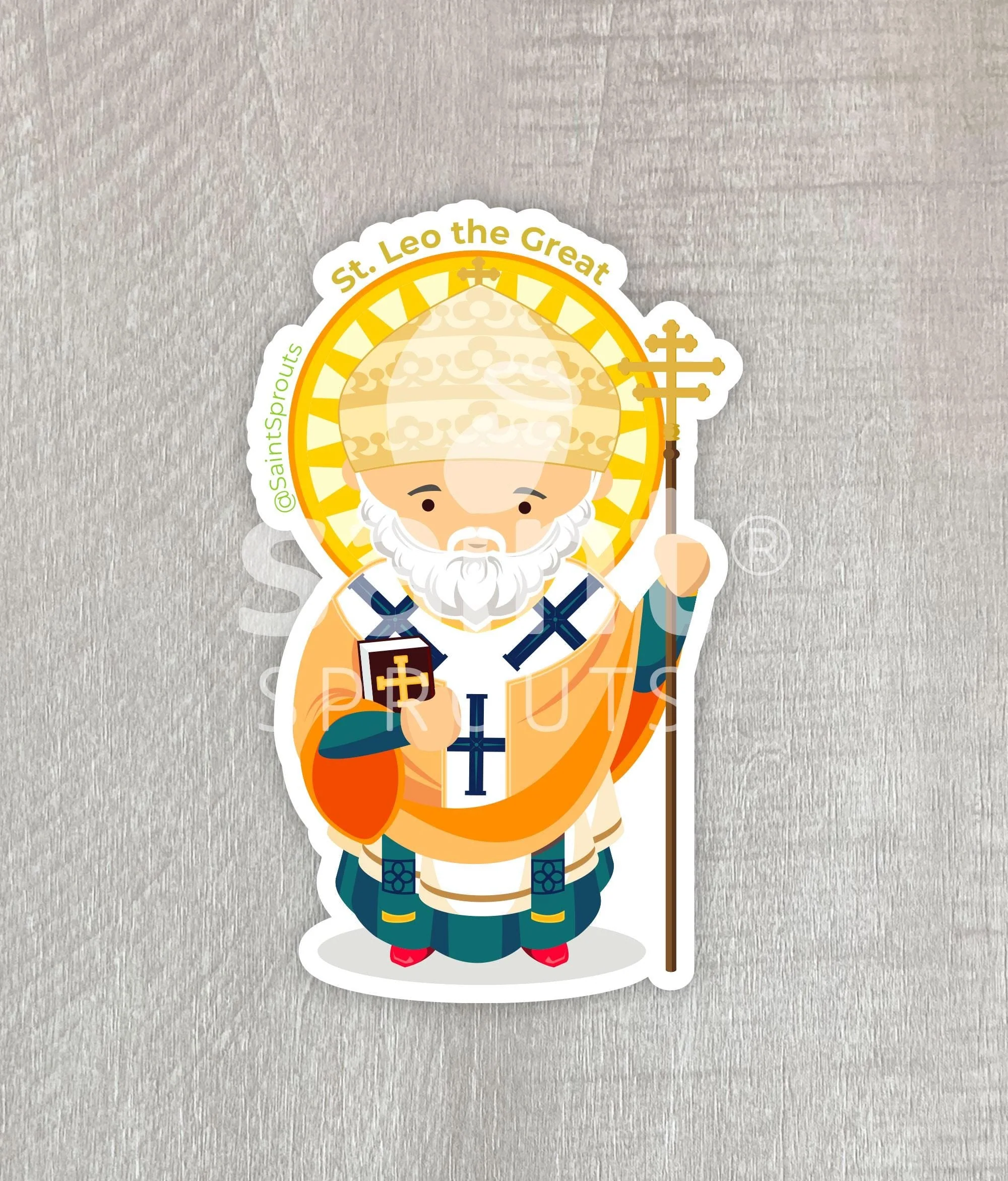 St. Leo the Great Catholic Sticker - Doctor of the Church - Image 4
