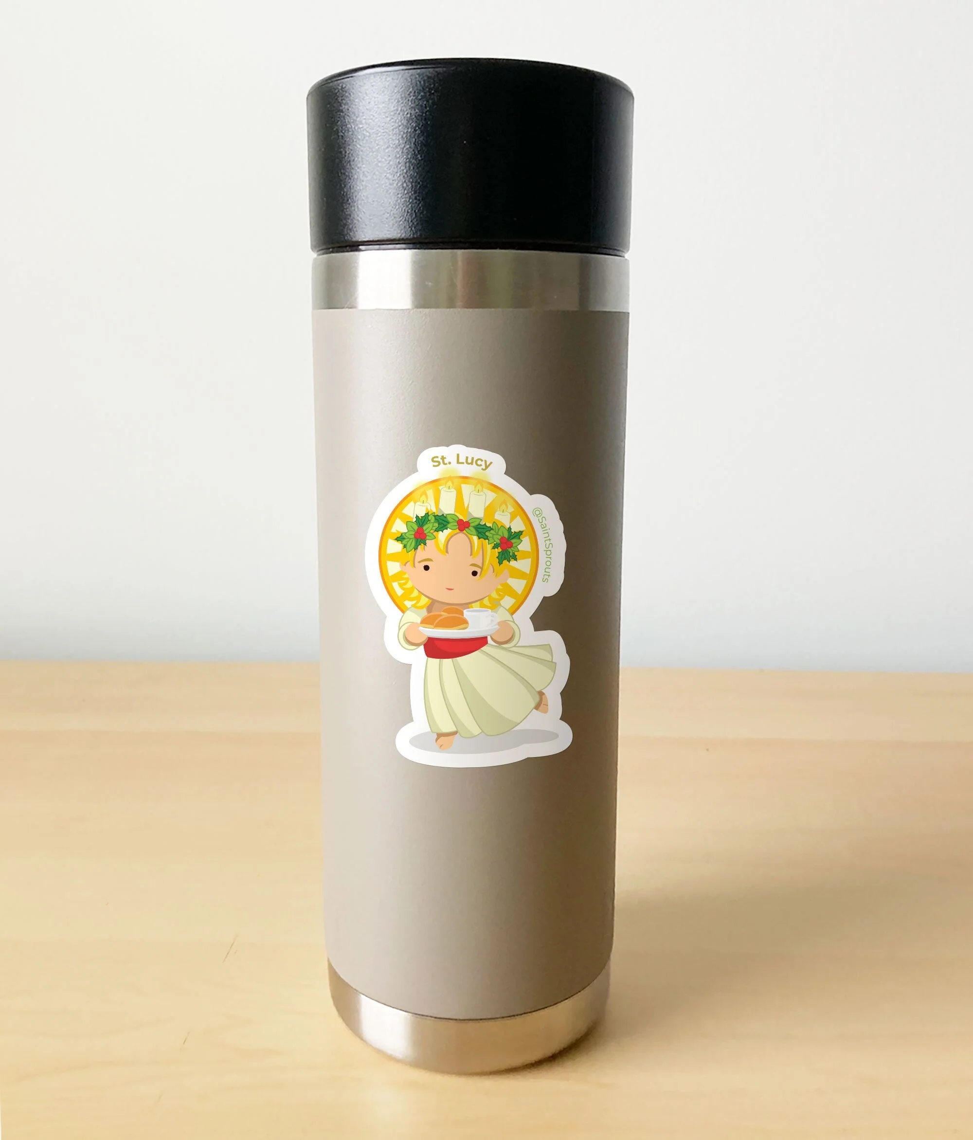 St. Lucy Sticker - Image 3