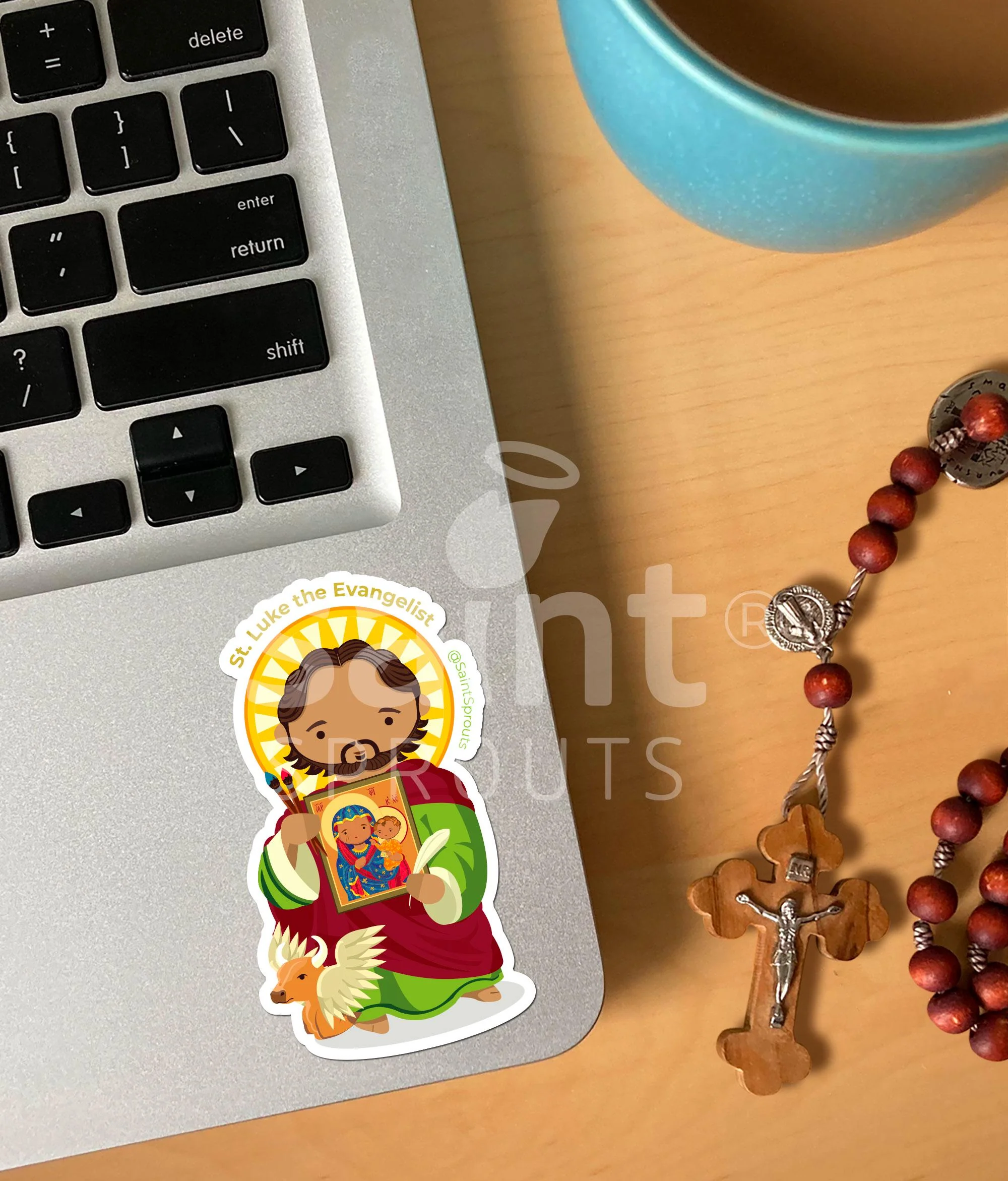 St. Luke Sticker - Image 2