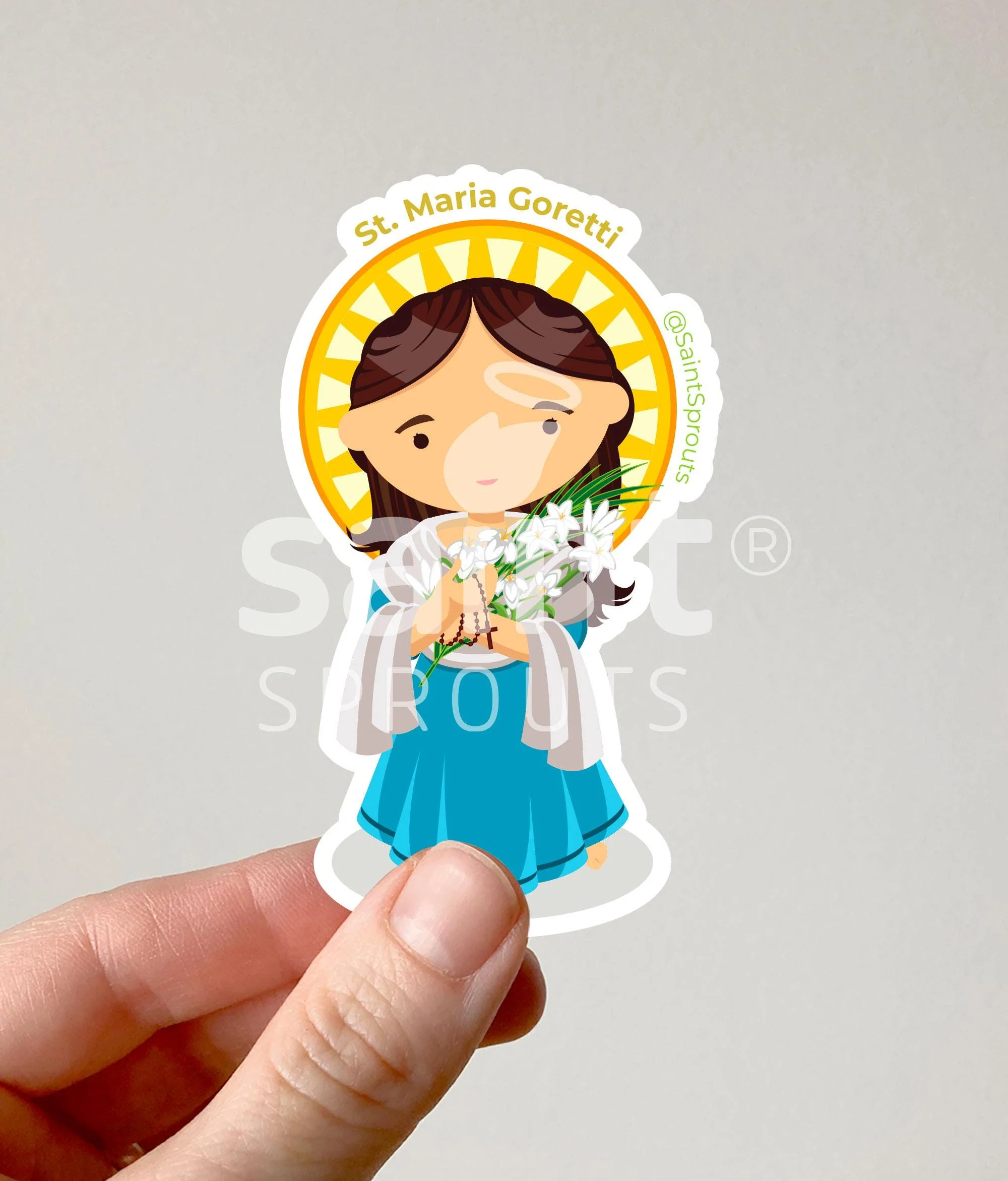 St. Maria Goretti Magnet - Image 2