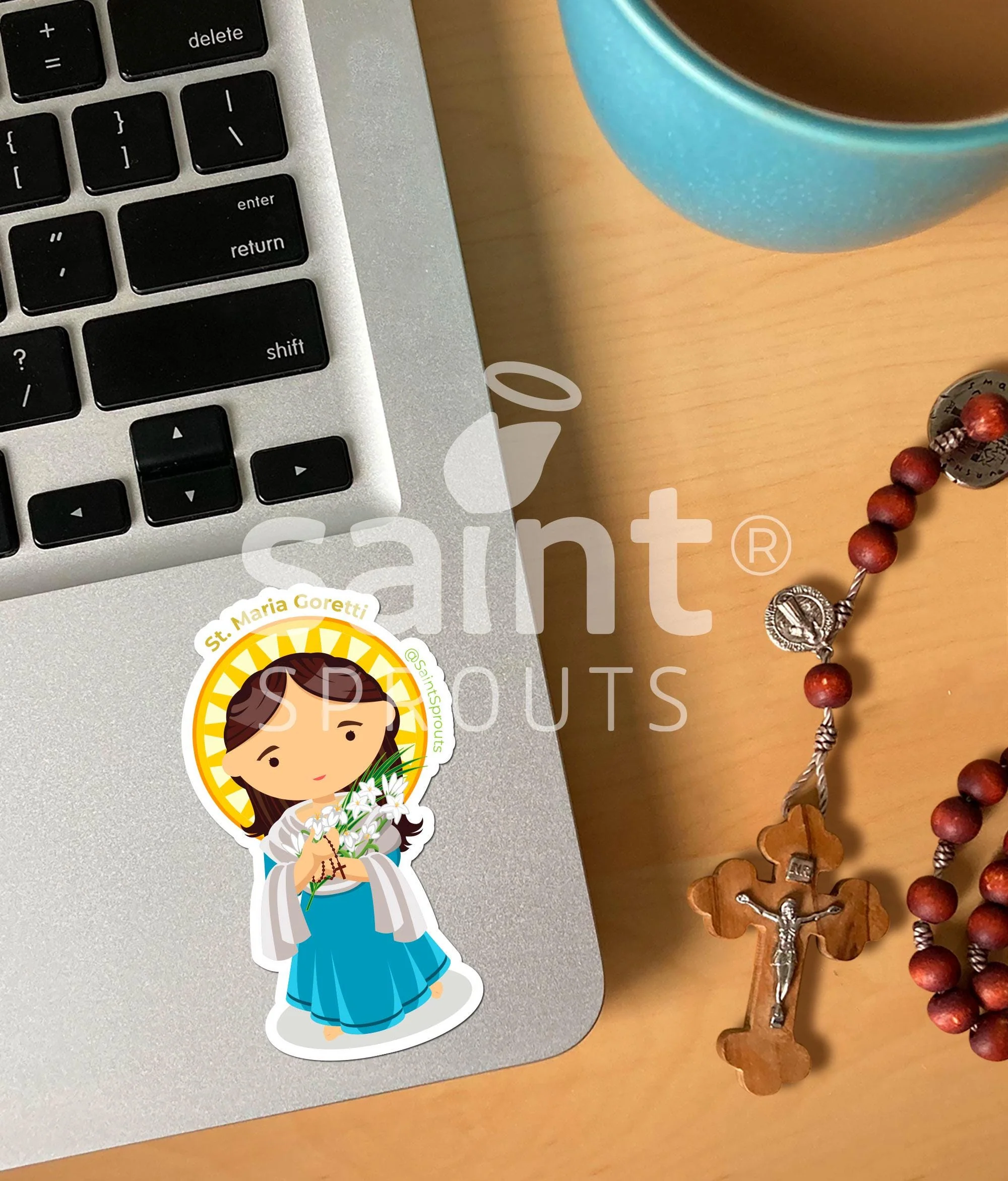 St. Maria Goretti Sticker - Image 2