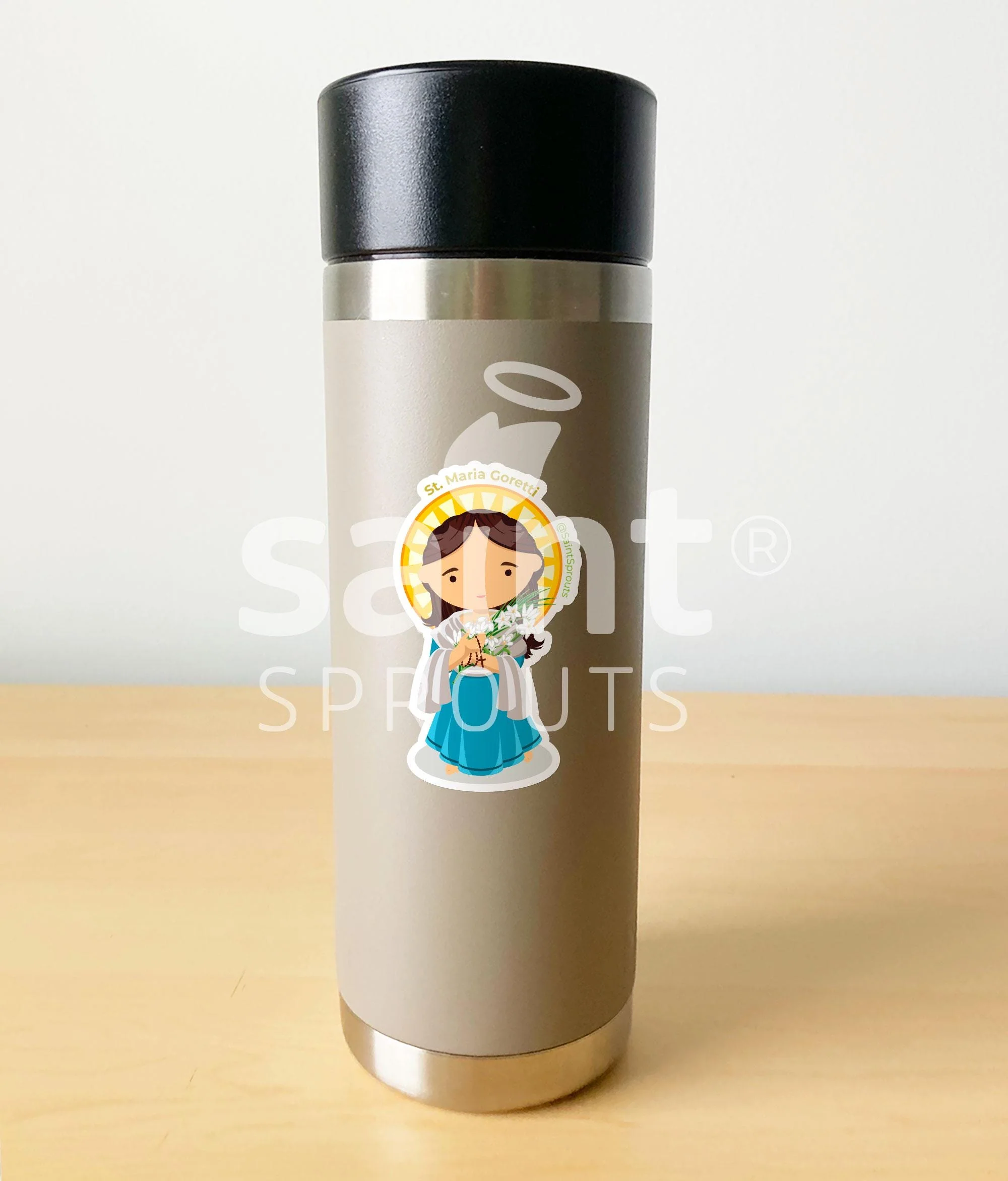 St. Maria Goretti Sticker - Image 3