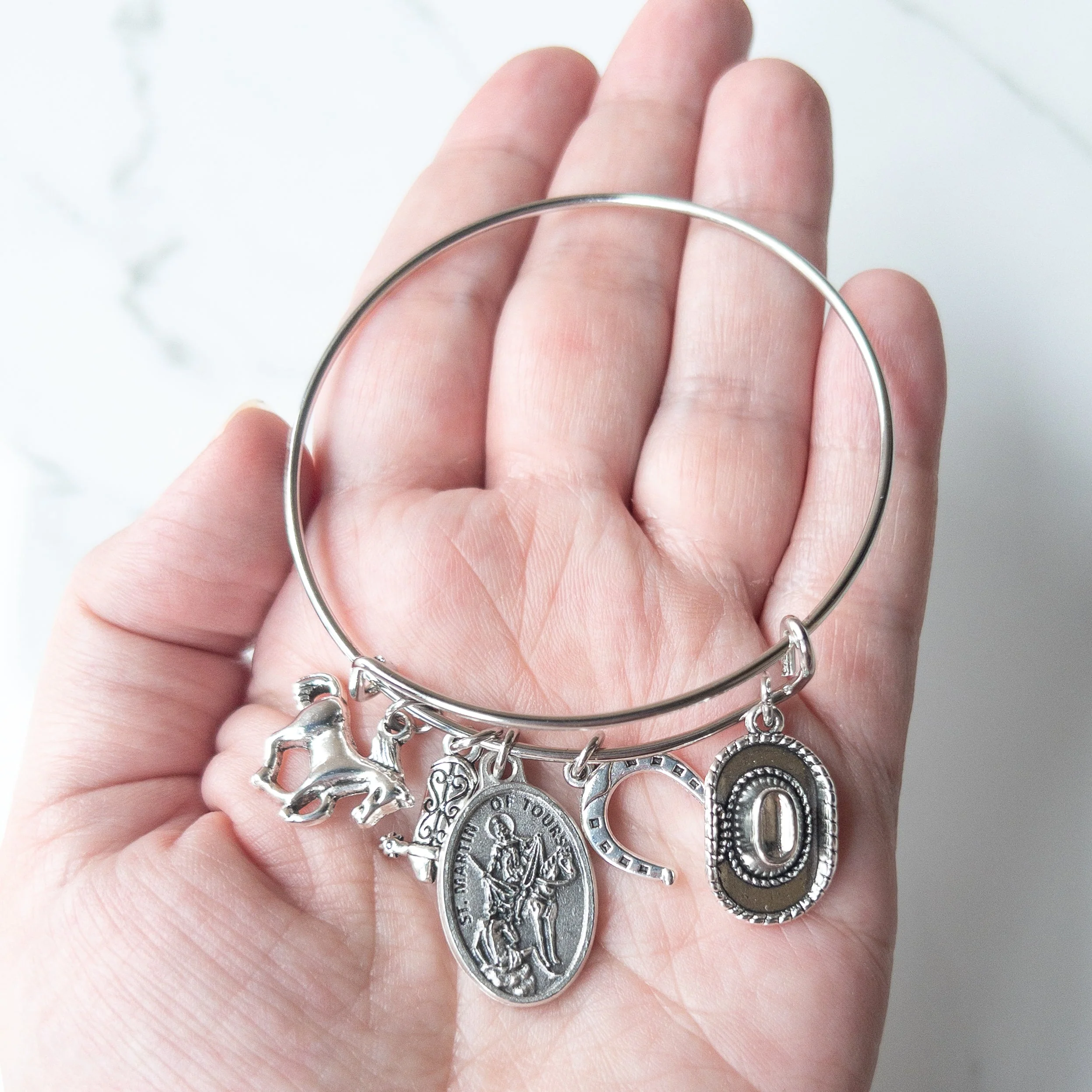 St. Martin of Tours Western Charm Bracelet - Image 3