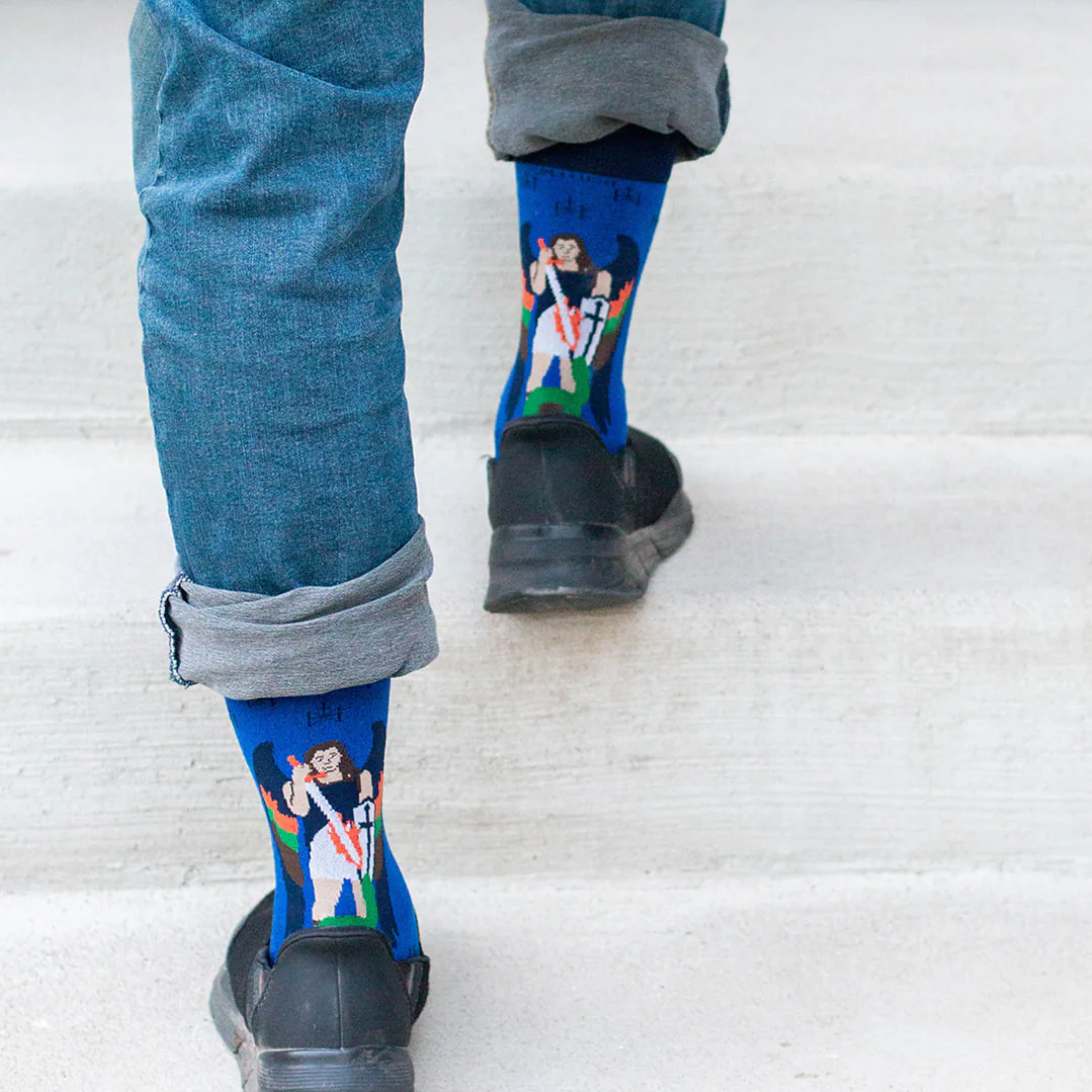 St. Michael the Archangel Adult Socks - Image 6