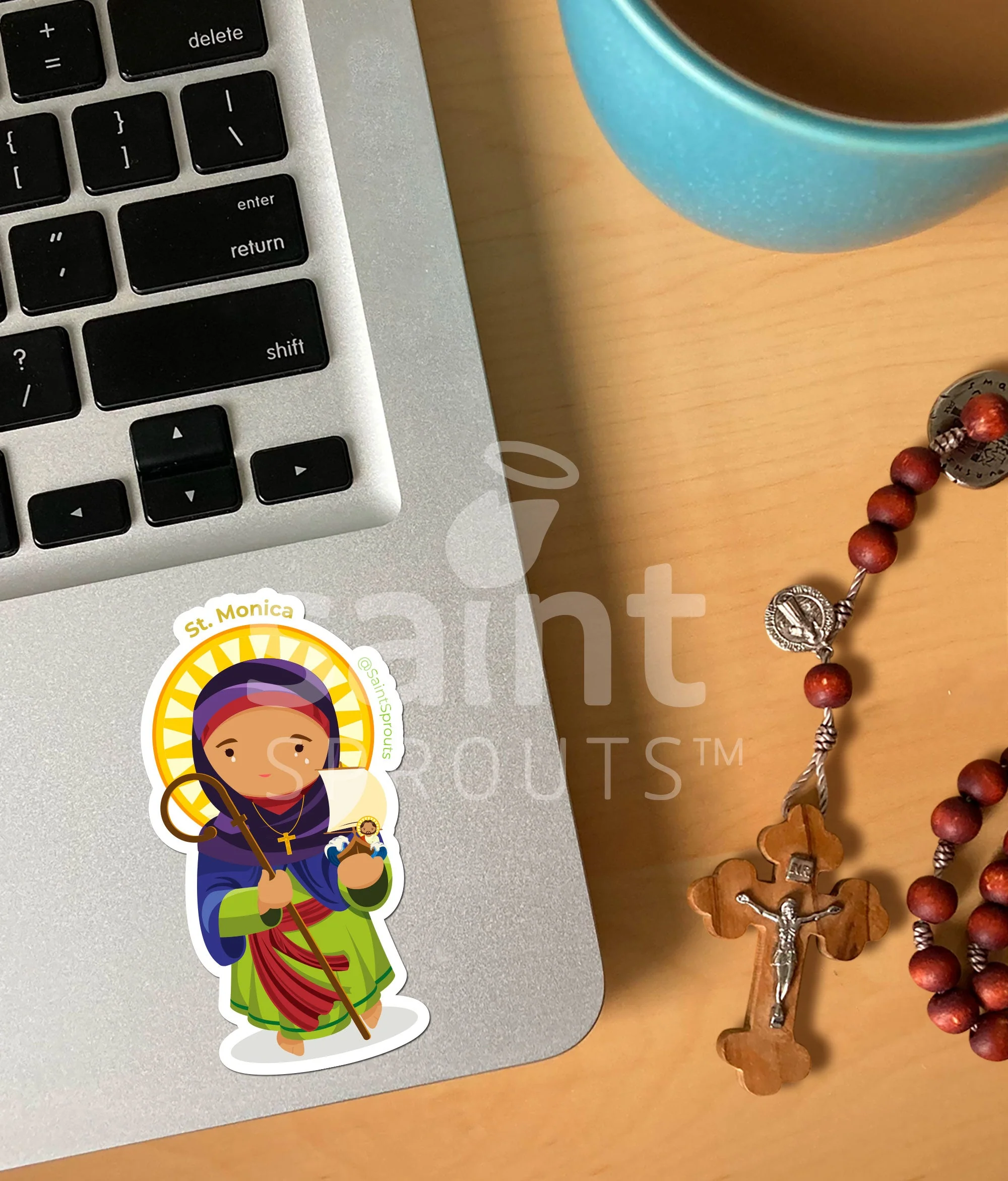 St. Monica Sticker - Image 2