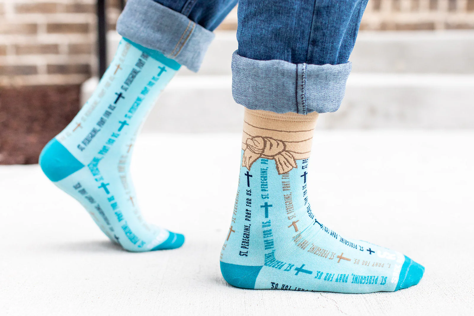 St. Peregrine Adult Socks - Image 2
