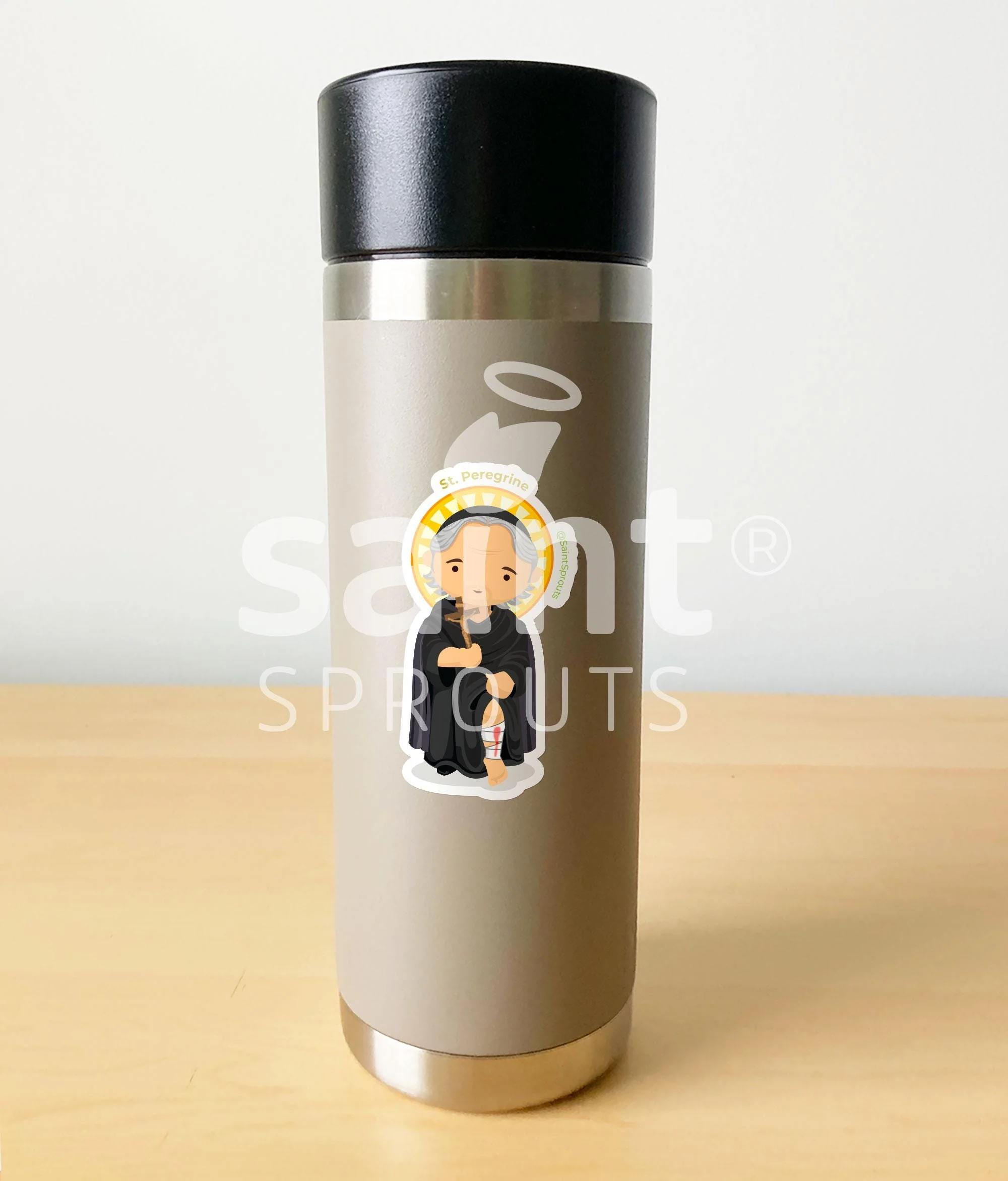 St. Peregrine Sticker - Image 3