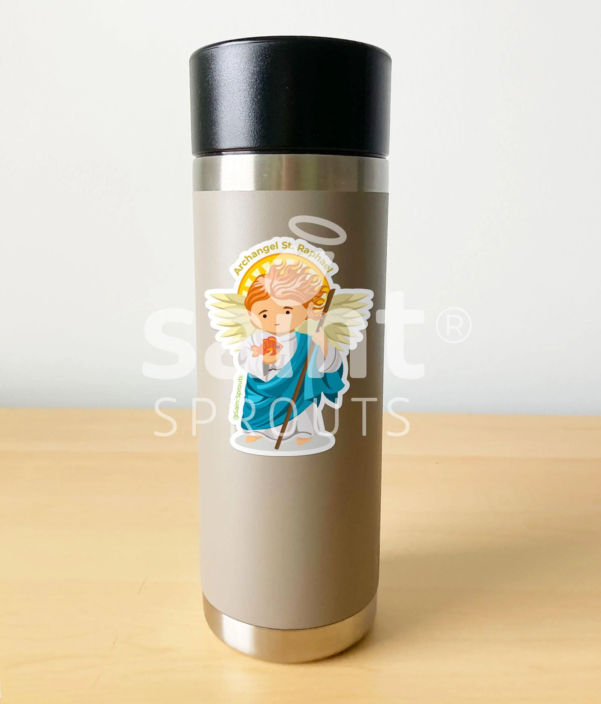 St. Raphael the Archangel Catholic Sticker – Divine Healer and Guide - Image 3