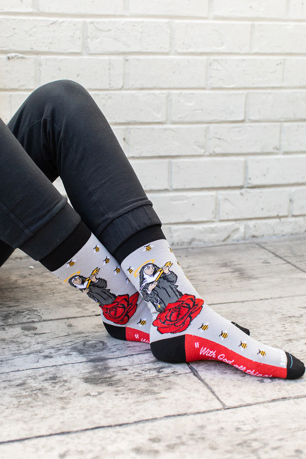 St. Rita Adult Socks - Image 2