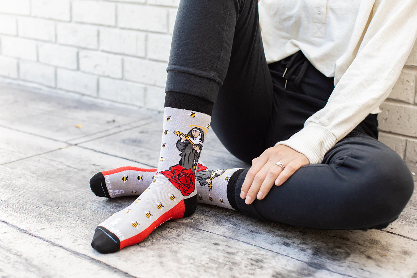St. Rita Adult Socks - Image 3