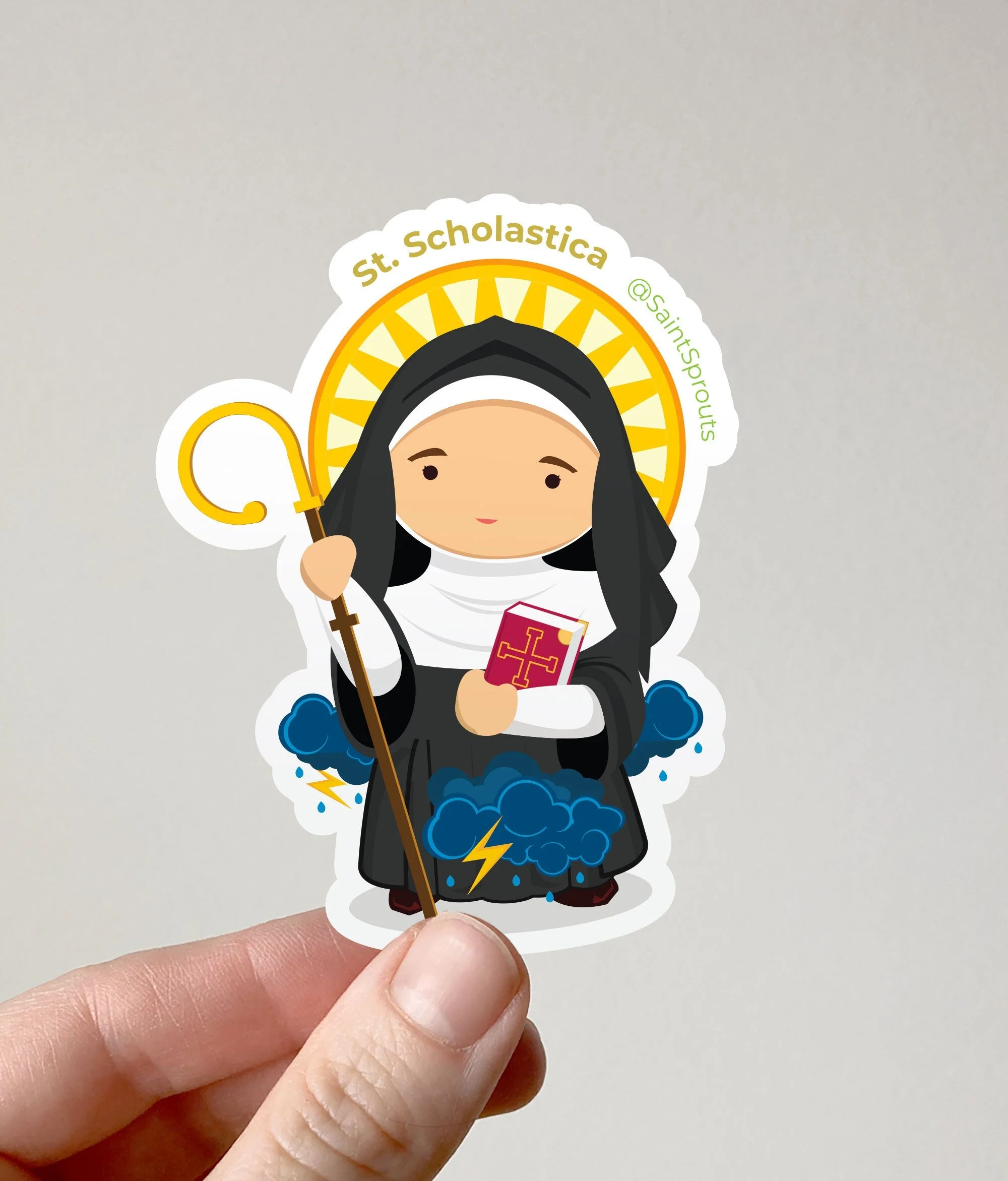 St. Scholastica Sticker