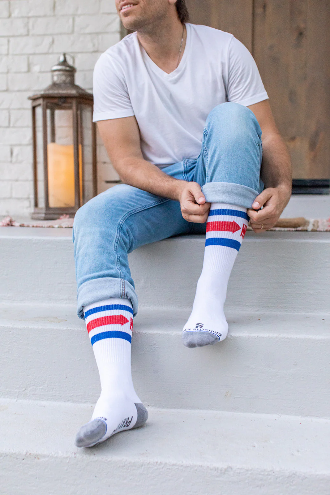 St. Sebastian - Patron of Athletes Adult Socks - Image 4
