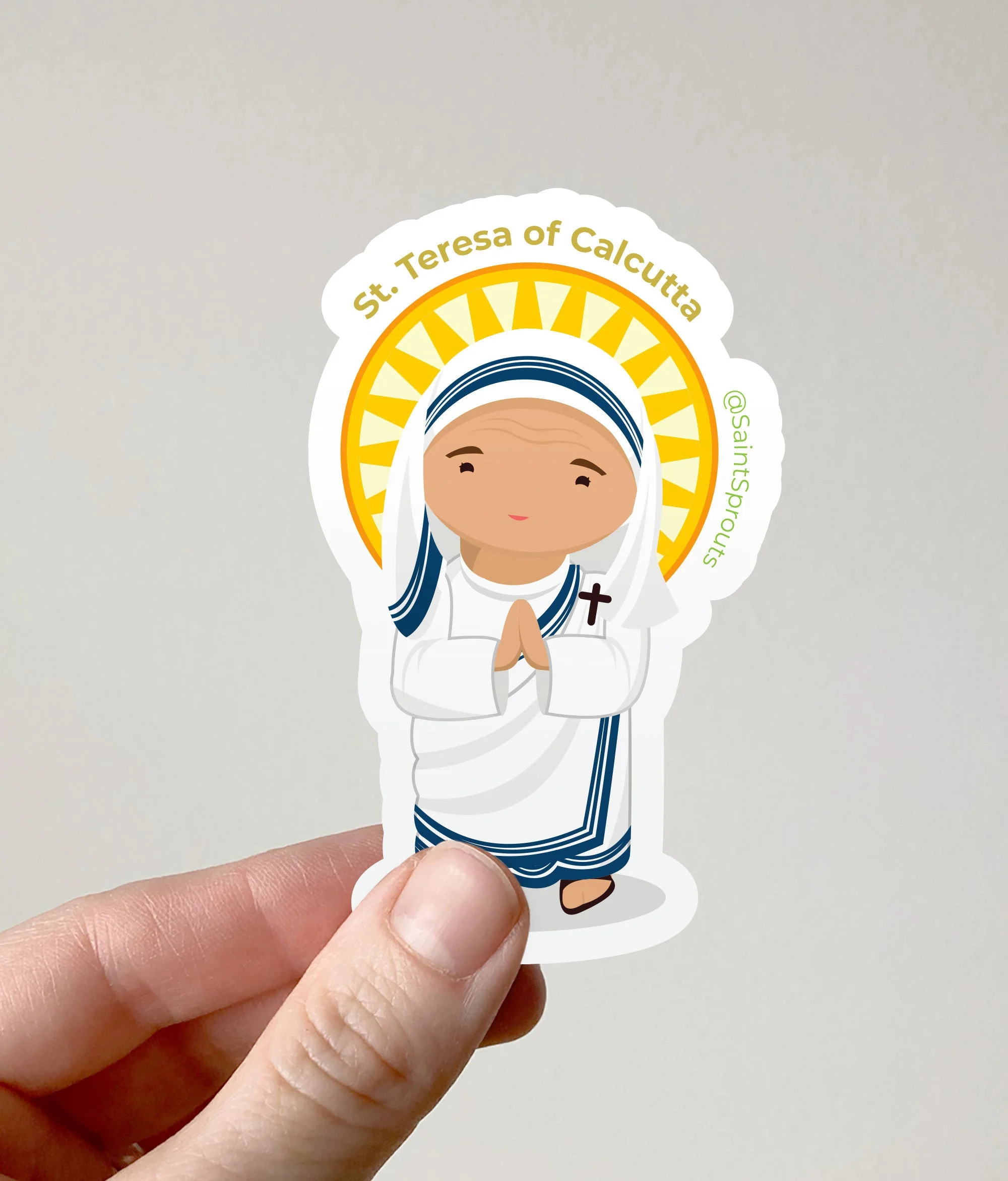 St. Teresa of Calcutta Magnet / Mother Teresa Magnet - Image 2