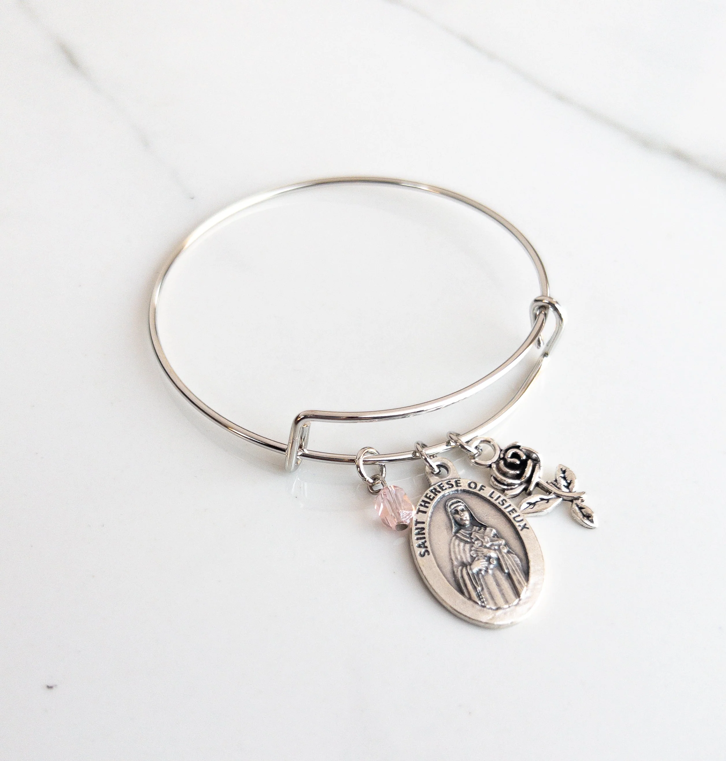 St Therese of Lisieux Confirmation Bracelet - Image 3