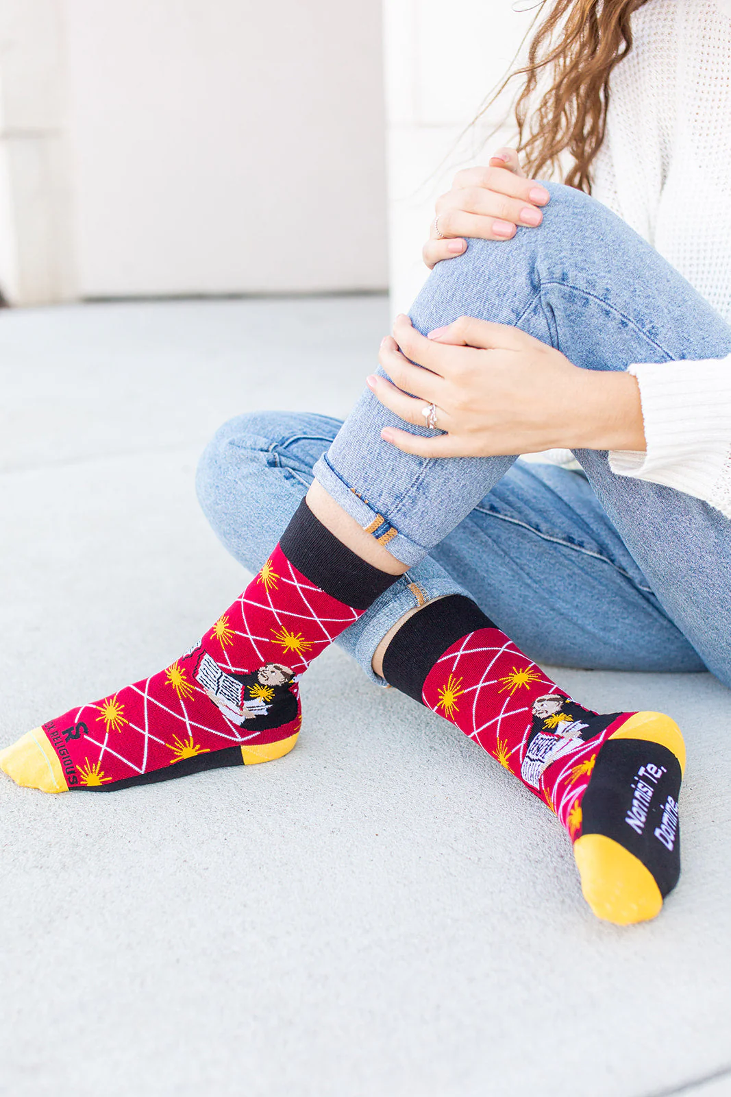 St. Thomas Aquinas Adult XL Socks - Image 4