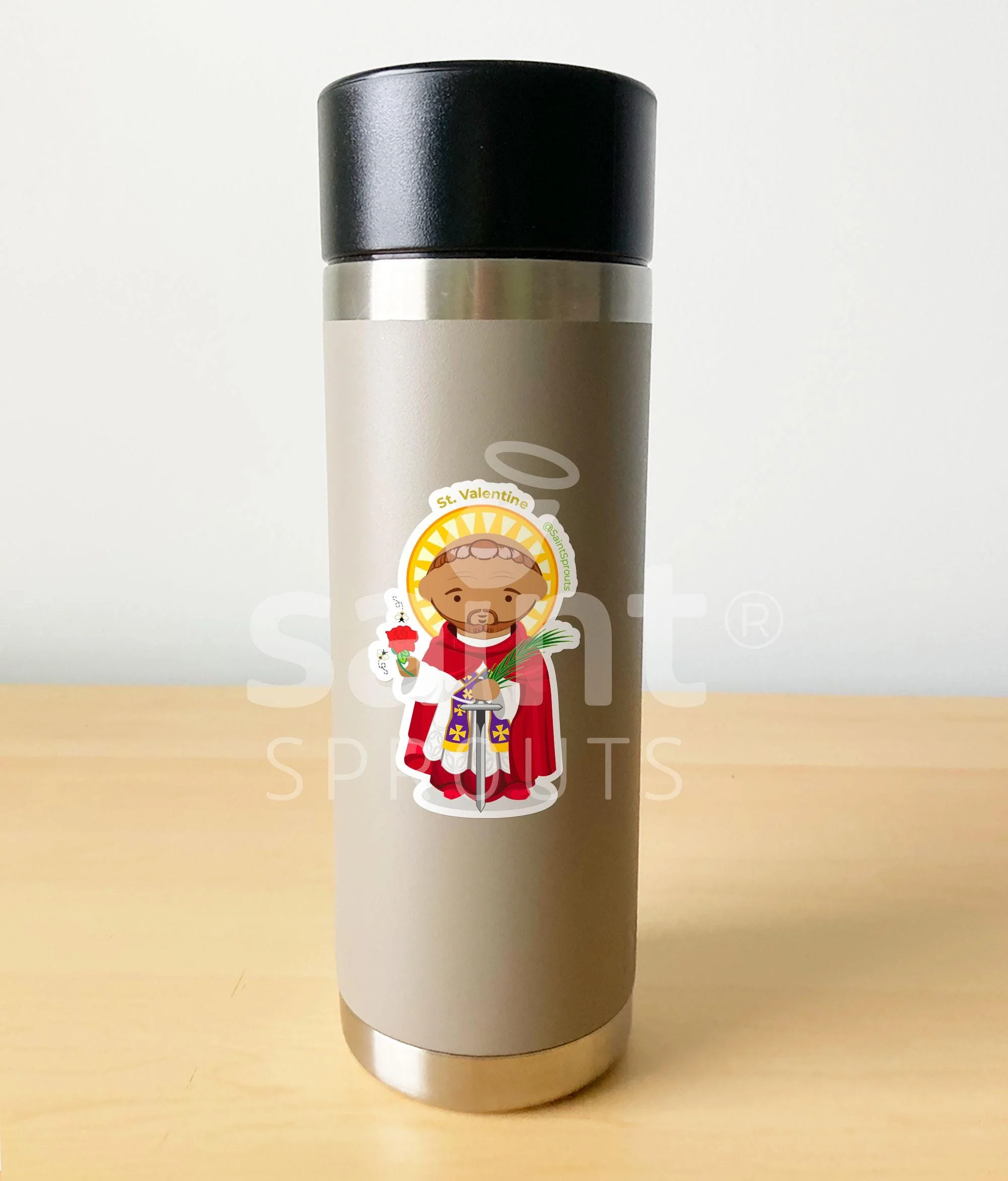 St. Valentine Sticker - Image 3