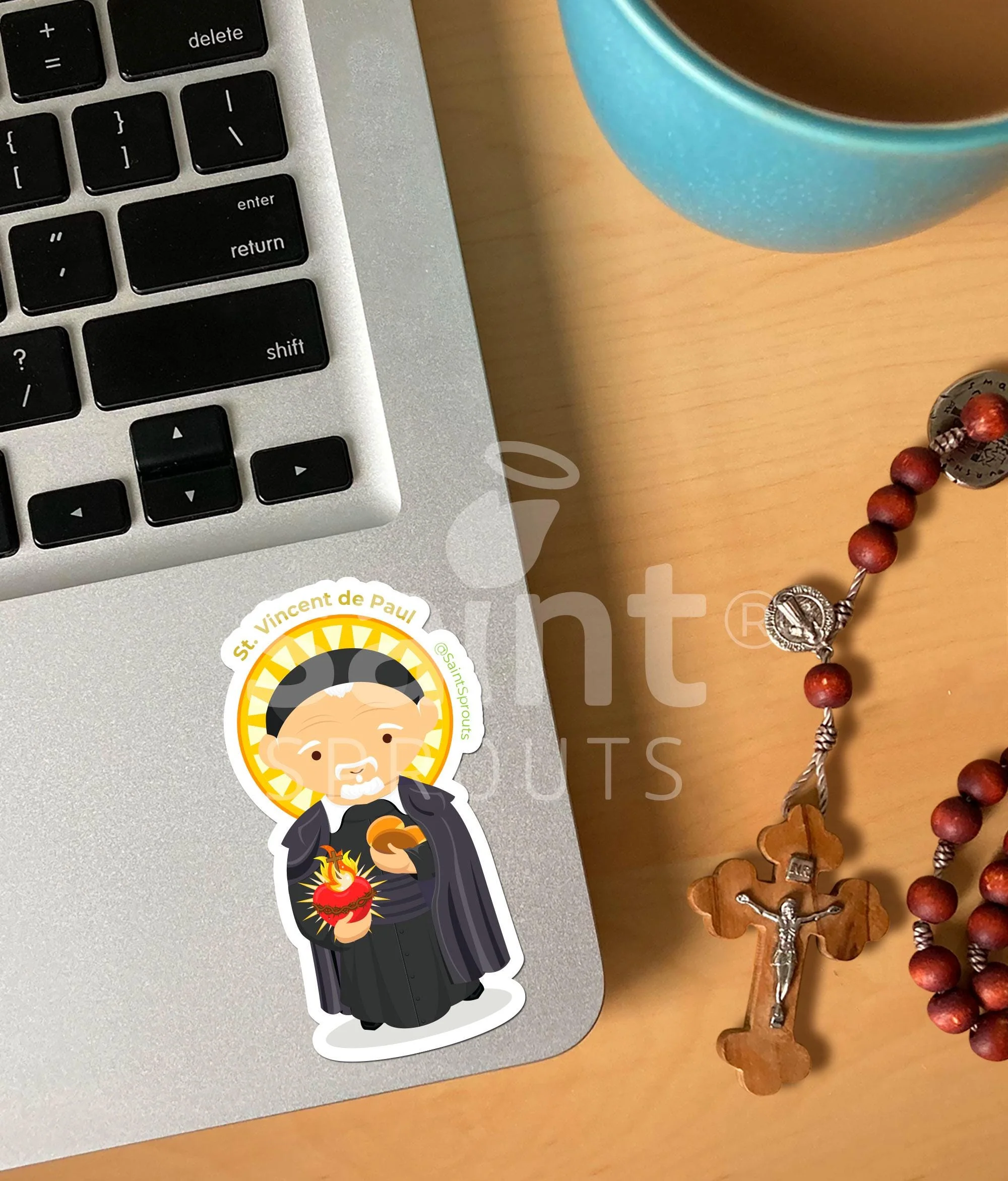 St. Vincent de Paul Sticker - Image 2