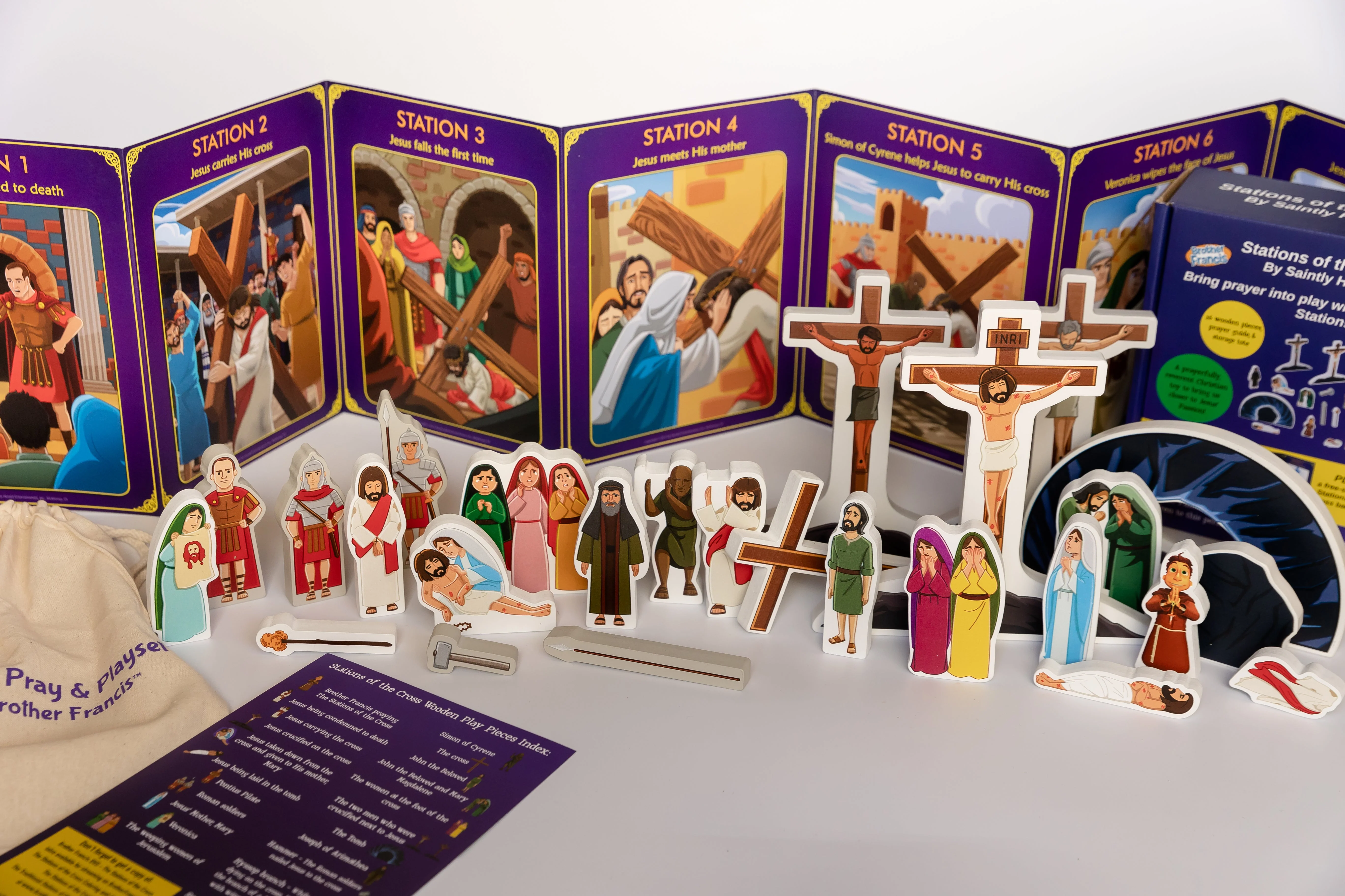 Stations of the Cross Pray & Play Set - By Saintly Heart™ & Brother Francis™ - Image 3
