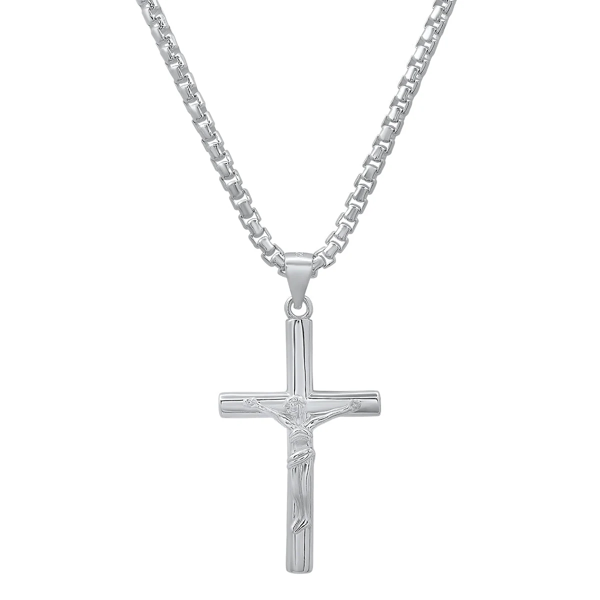Sterling Silver Crucifix Pendant - Image 2