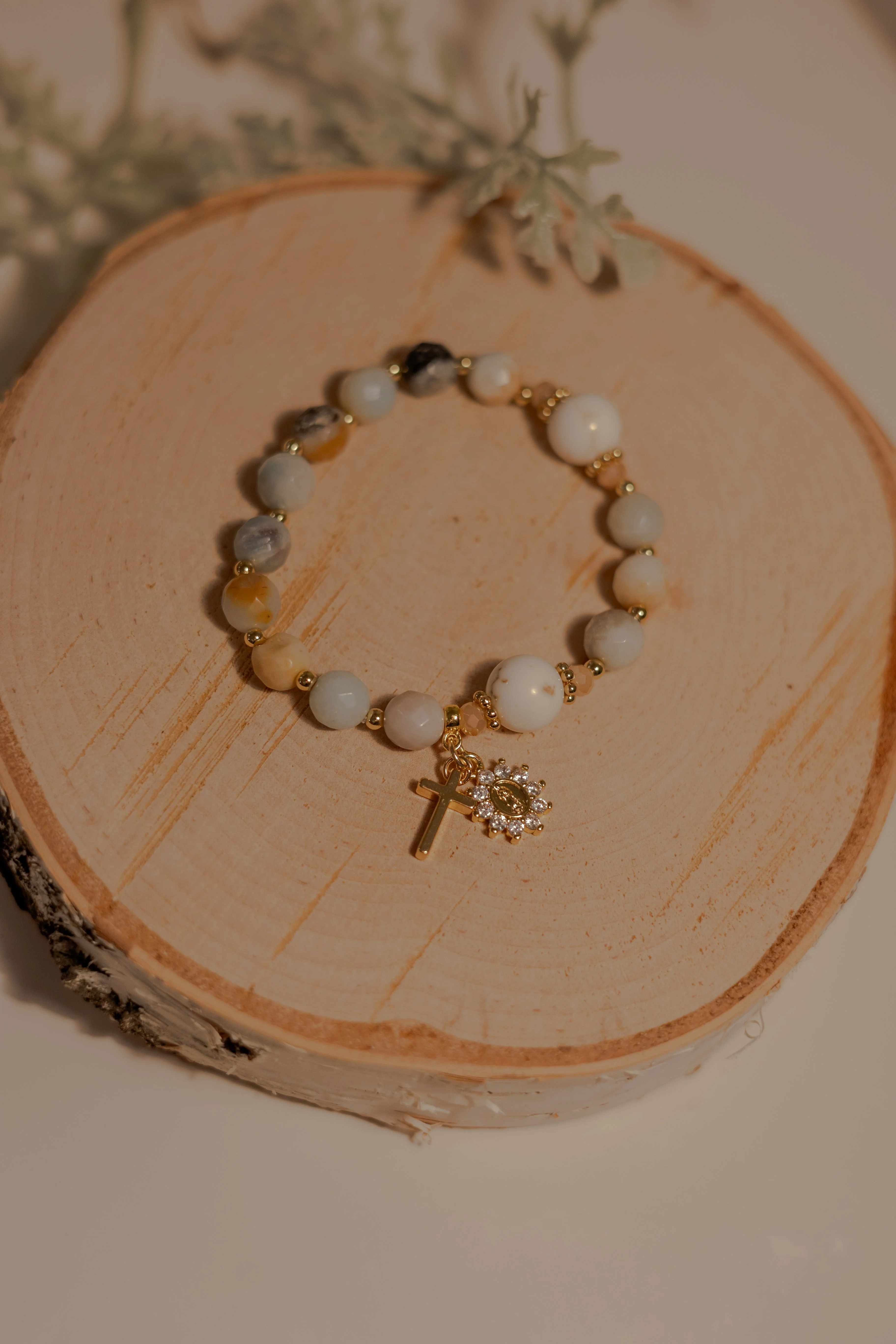 Stretch Decade Bracelet - Blessed Mother