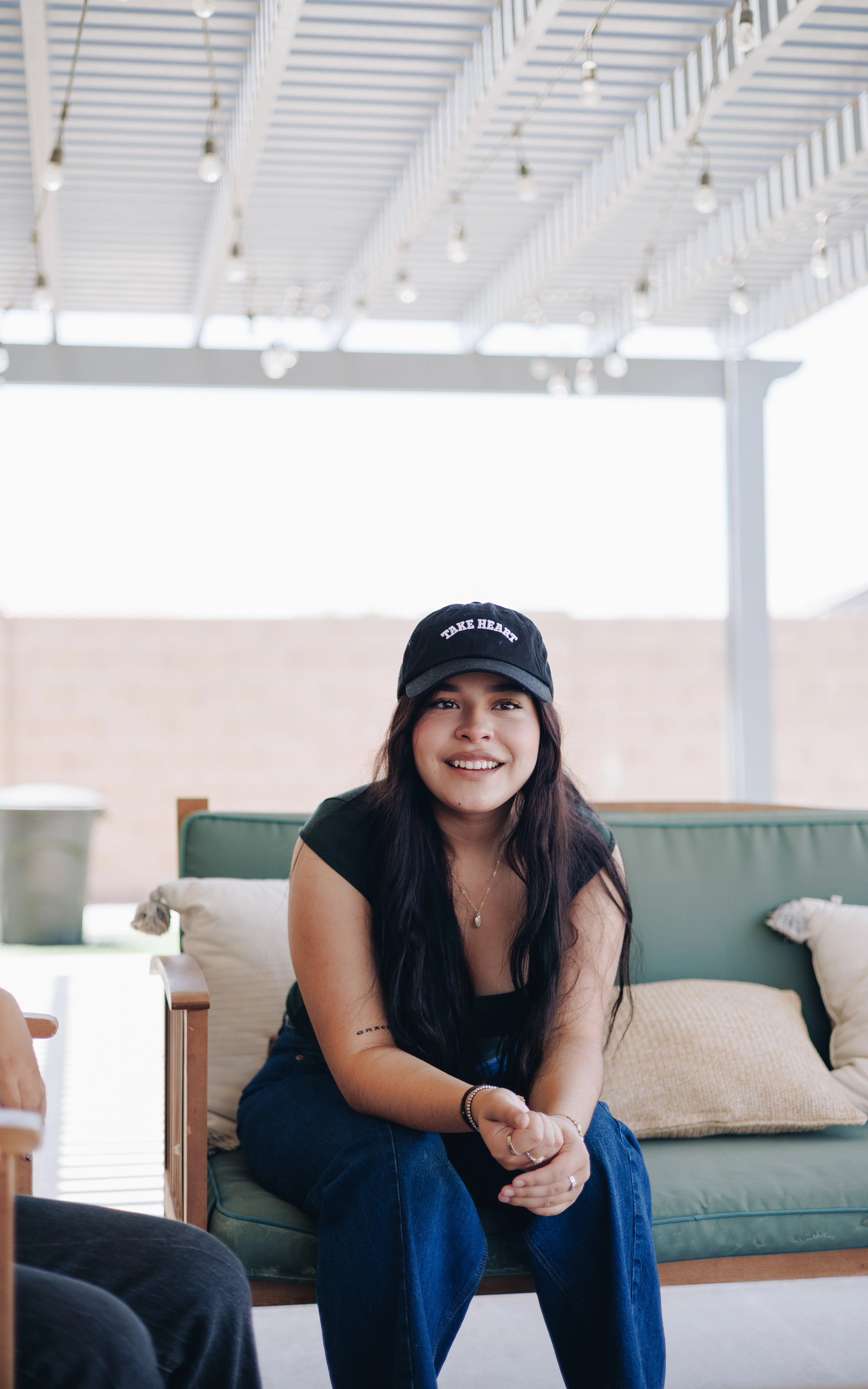 Take Heart 6-Panel Dad Hat for Women - Image 2