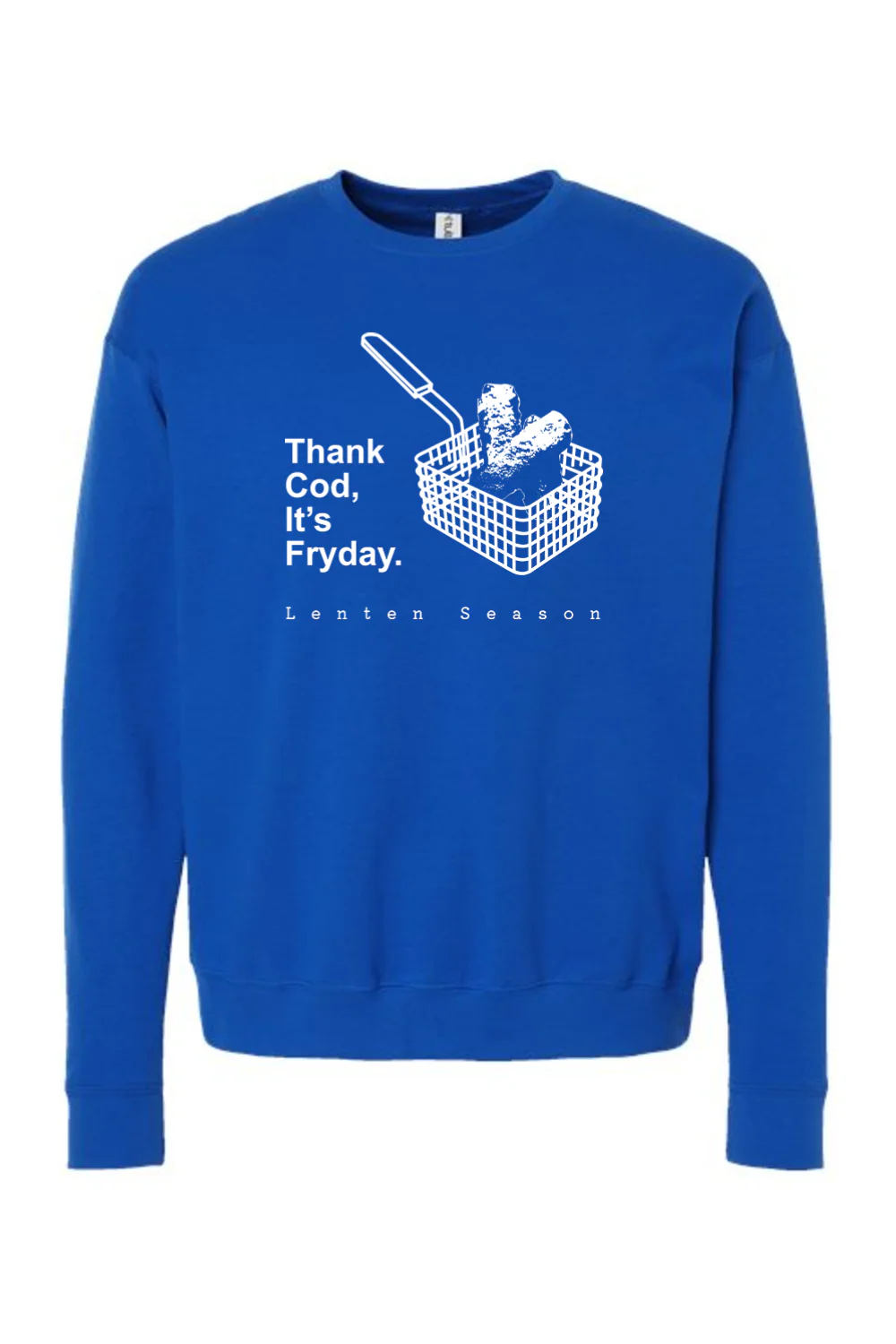 TCIF - Thank Cod, Its Fryday Fish Fry Crewneck Sweatshirt - Image 9