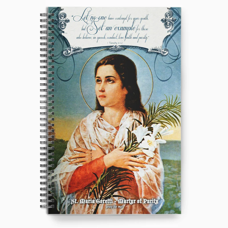 Teen Chastity Girl - St. Maria Goretti, Martyr of Purity Writing Journal
