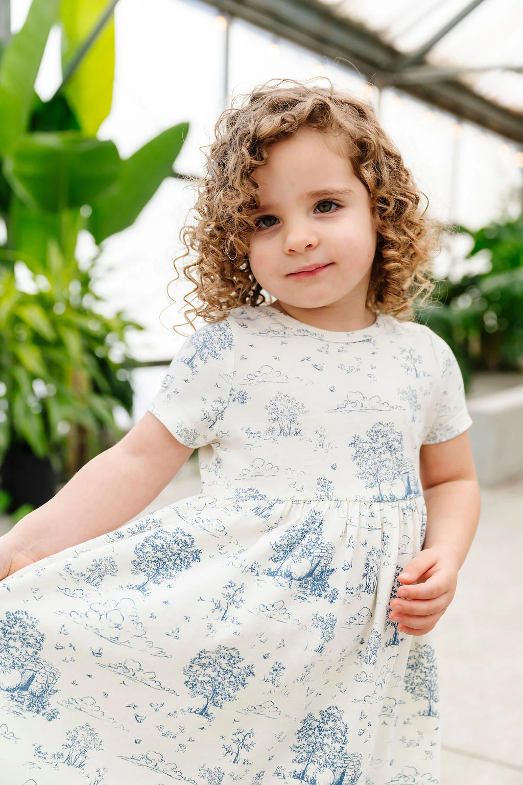 The Empty Tomb Short Sleeve Twirl Dress Bodysuit Cotton - Image 2