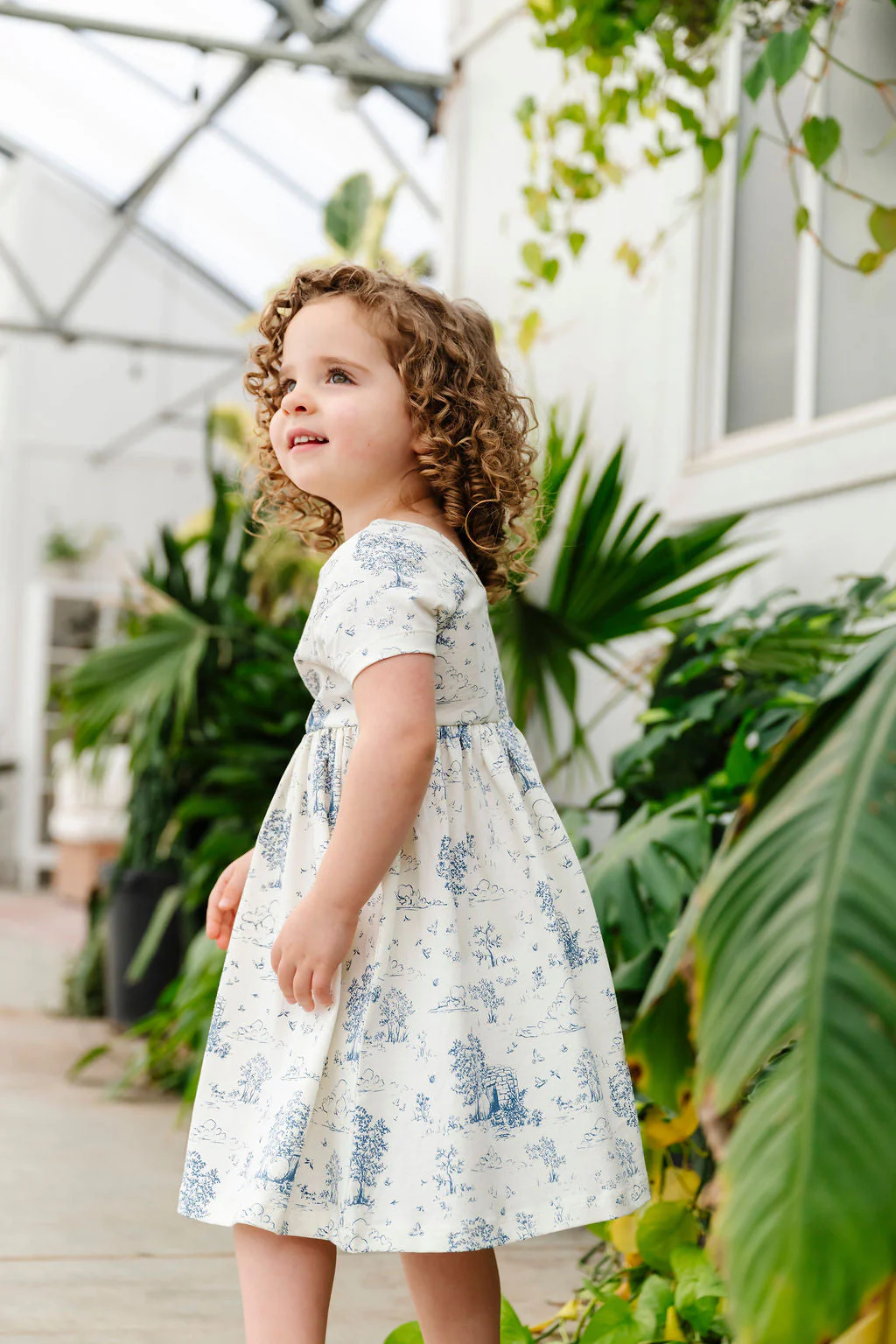 The Empty Tomb Short Sleeve Twirl Dress Bodysuit Cotton - Image 3