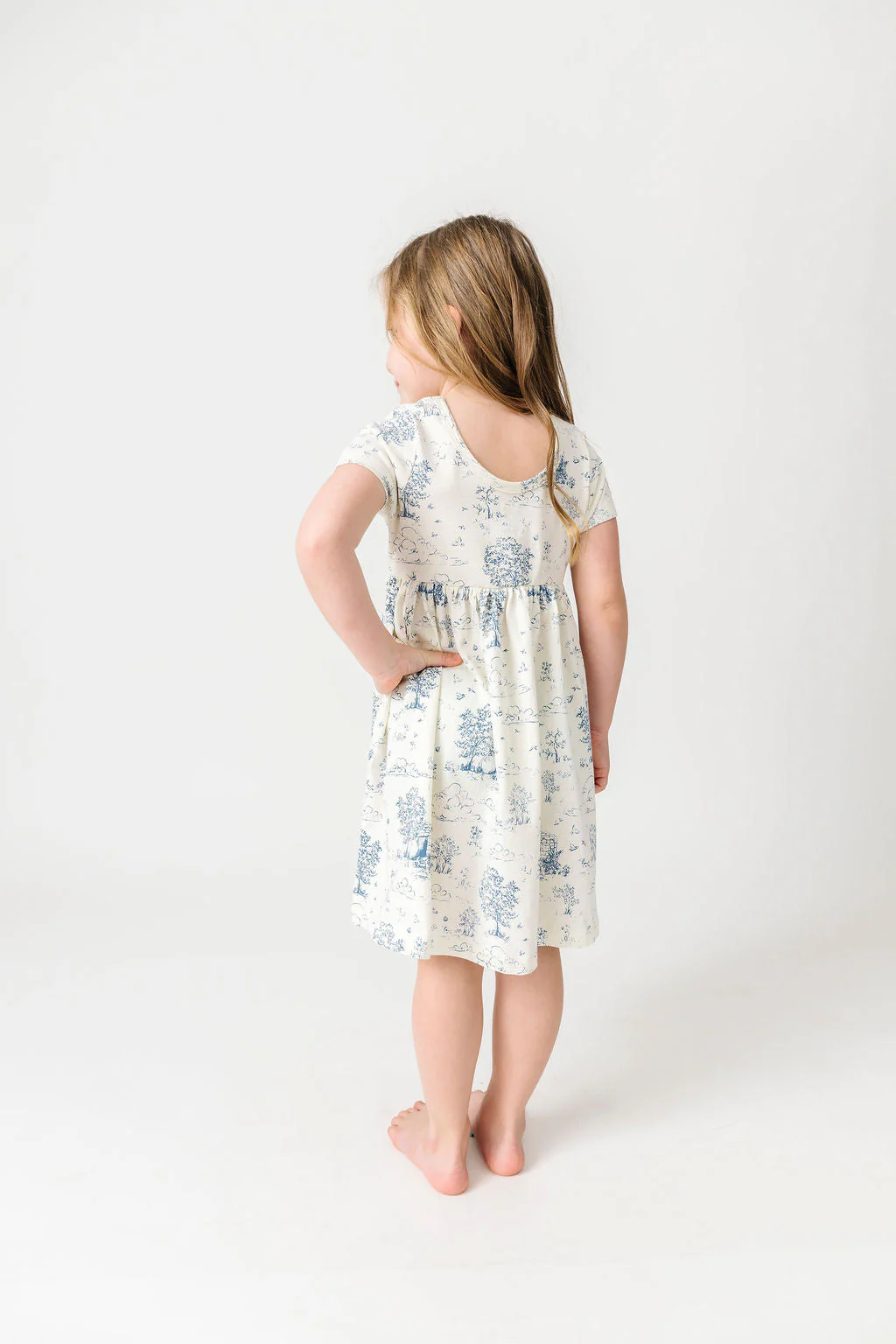 The Empty Tomb Short Sleeve Twirl Dress Cotton - Image 3